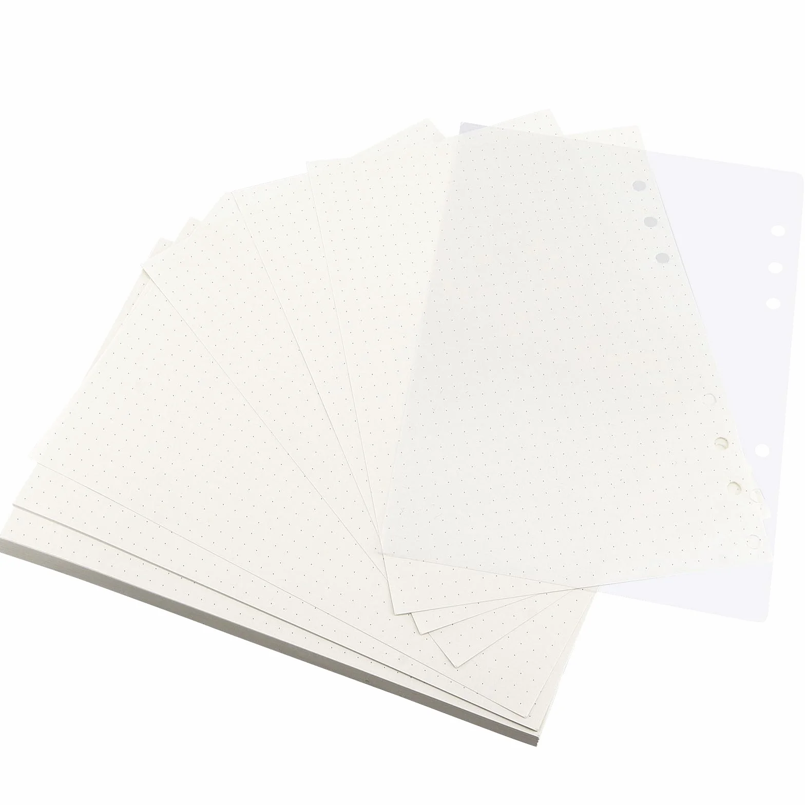 Papier w kropki A5 320 arkuszy 6 otworów do segregatora notatnika
