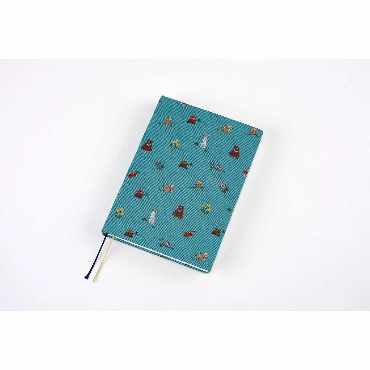 Hobonichi Techo HON A5 2026 – Bow & Tie: In the Forest (angielski, styczeń Start Planner)
