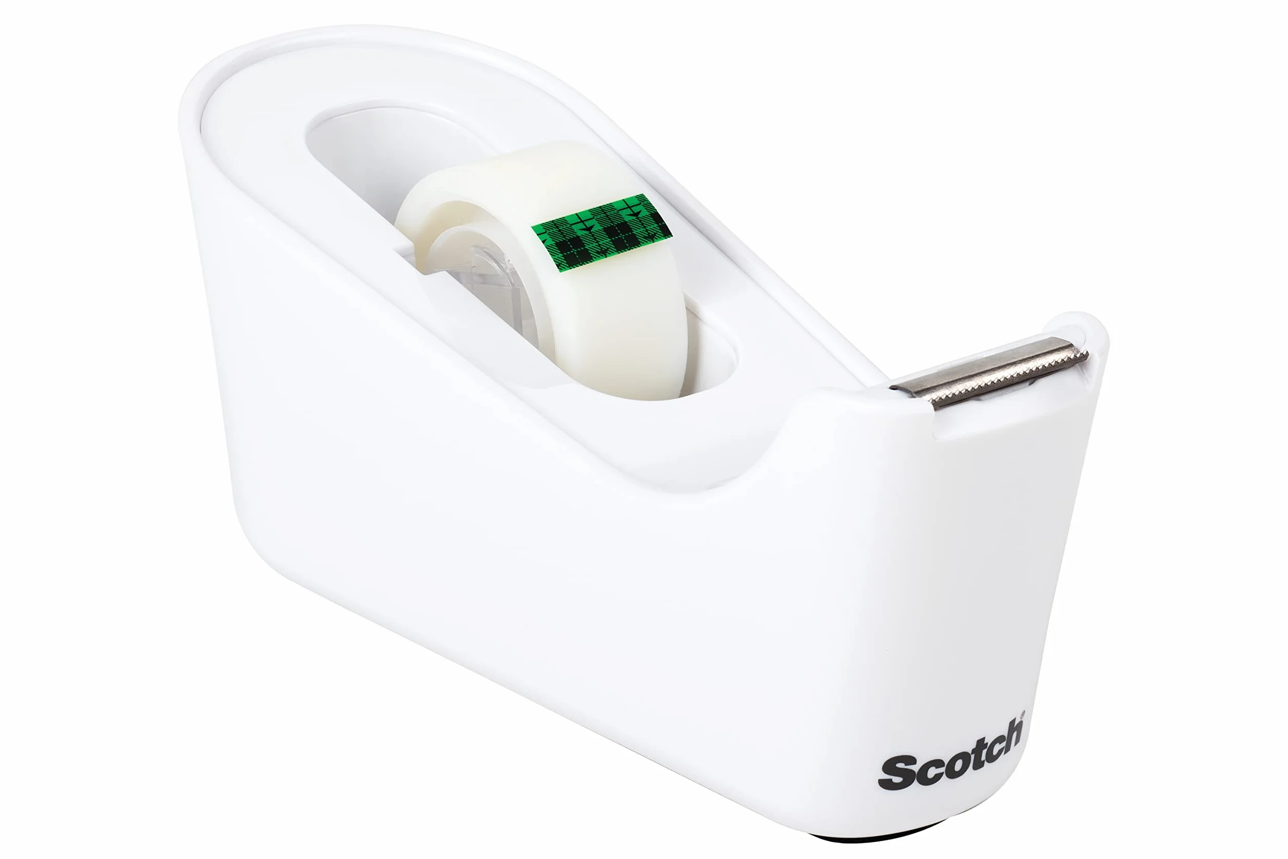 Scotch Dozownik taśmy C18, biały, Scotch Magic Invisible Tape 19 mm x 33 m 1 rolka