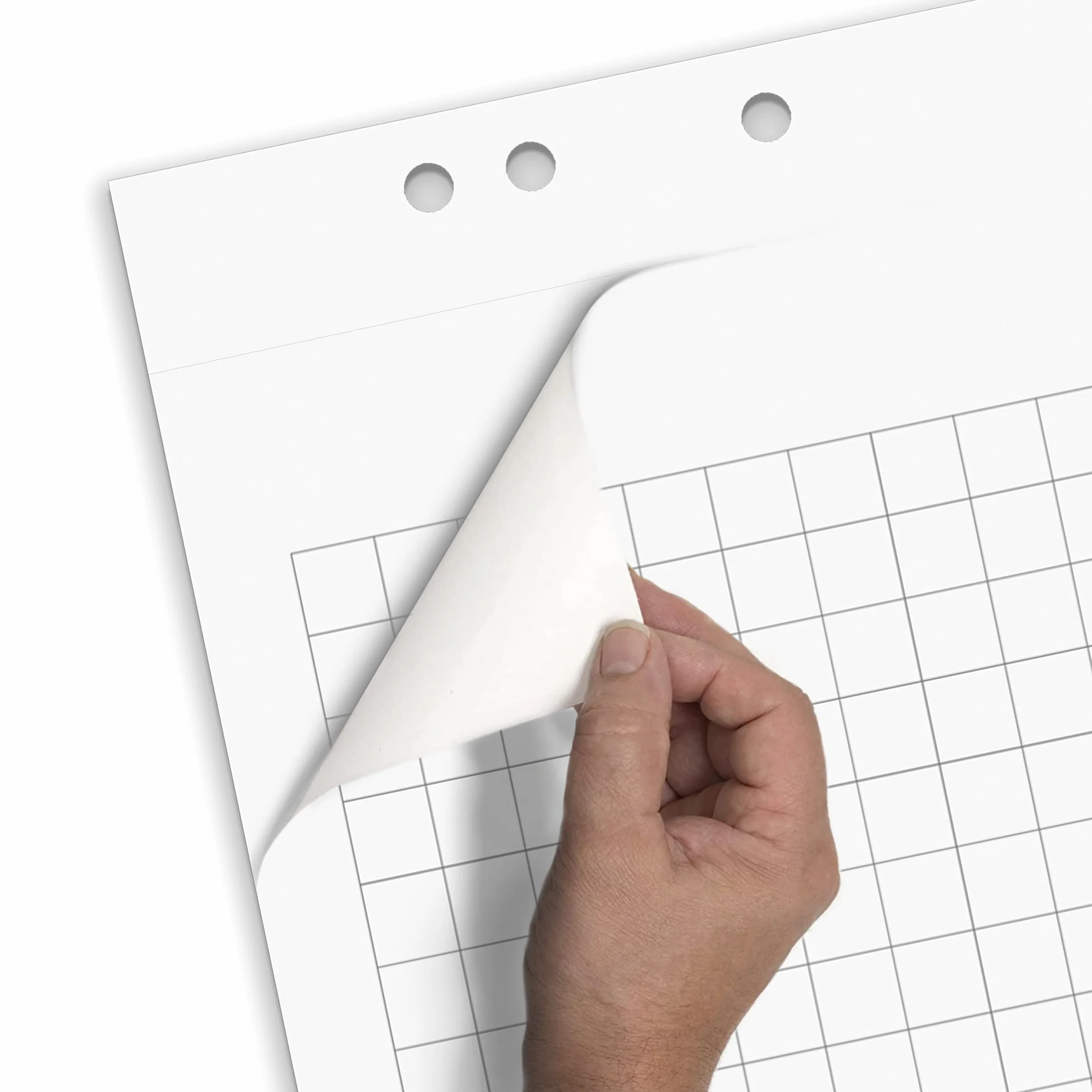 Papier flipchart w kratkę 70 g/m² 20 arkuszy 5 sztuk