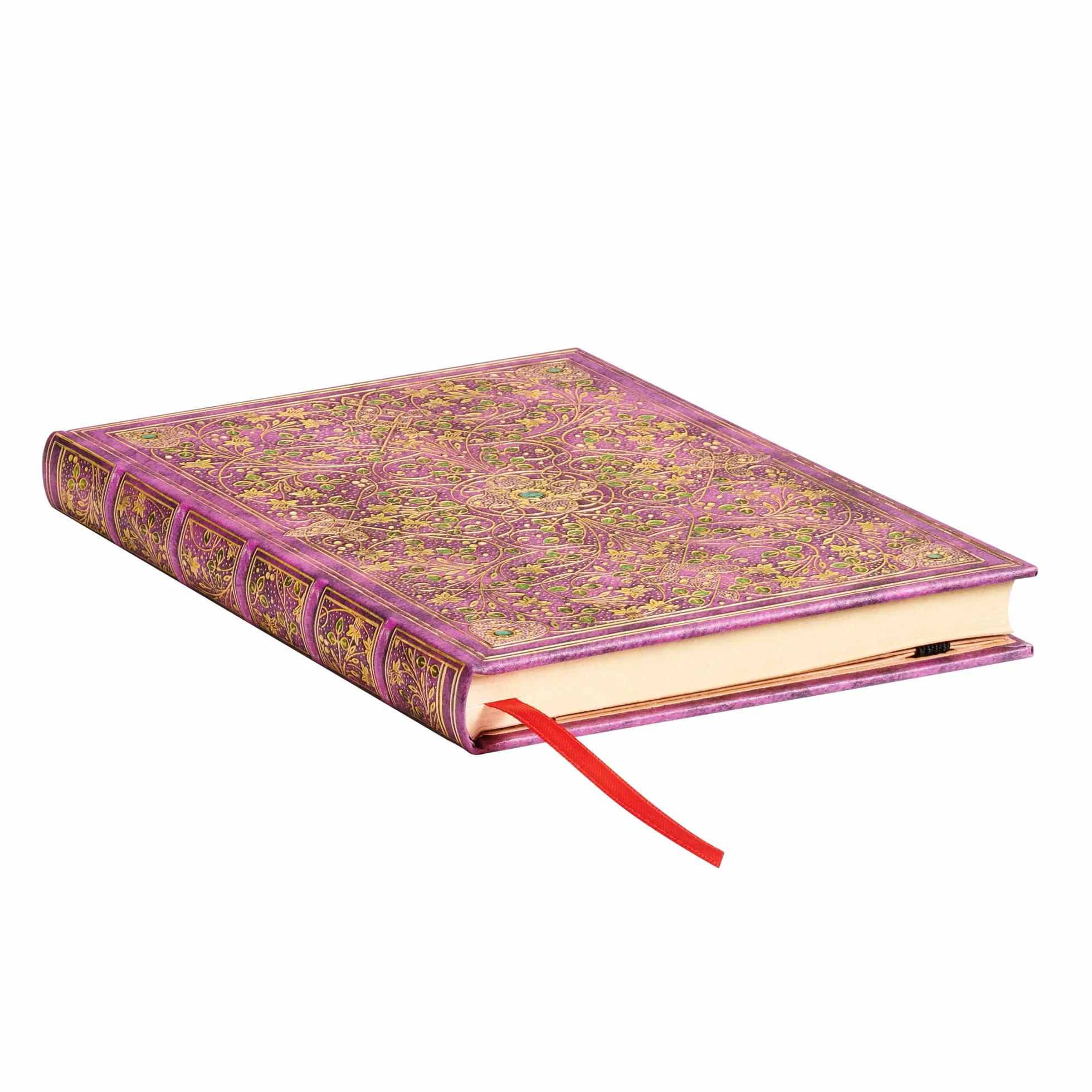 Carnet rigide Paperblanks Jubilé de Diamant Midi Ligné 144p.: Hardcover, 120 gsm, ribbon marker, memento pouch, elastic closure, book edge printing