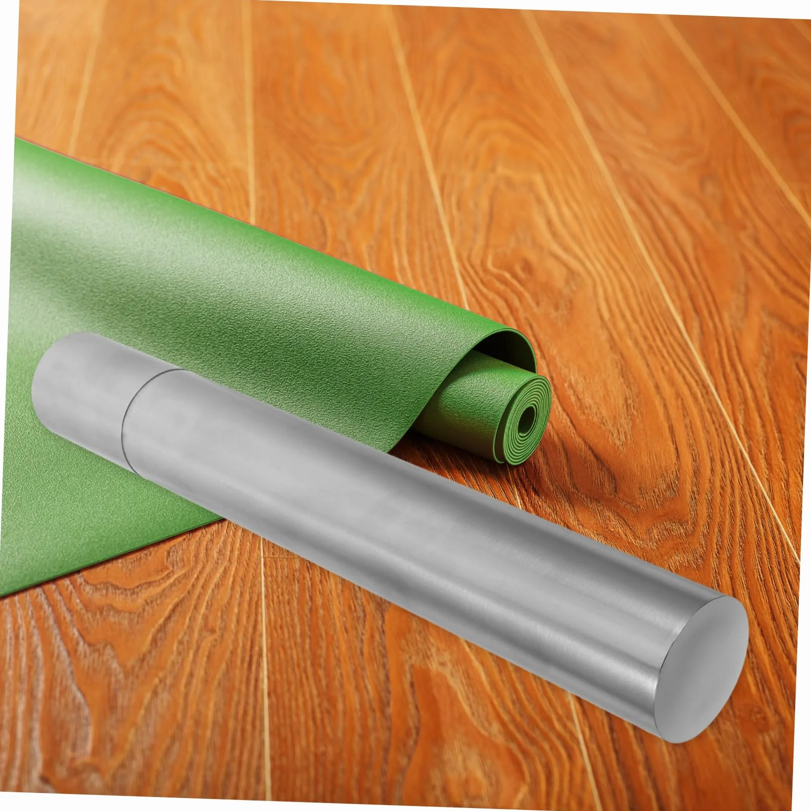 Stainless Steel Fireproof Document Holder Tube Portable Certificate Storage for Important Papers