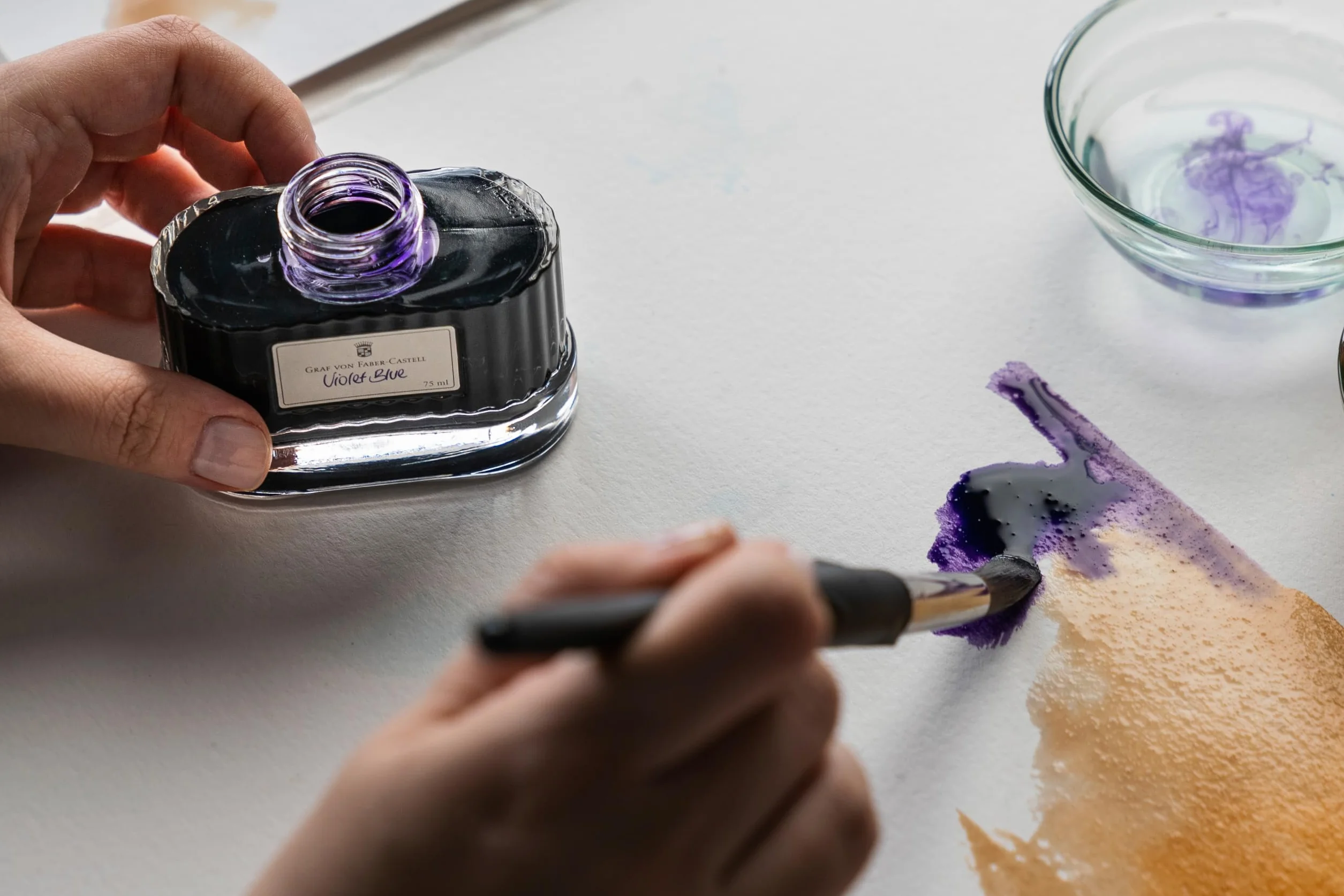 Graf Von Faber-Castell Atrament Niebieski 75 ml