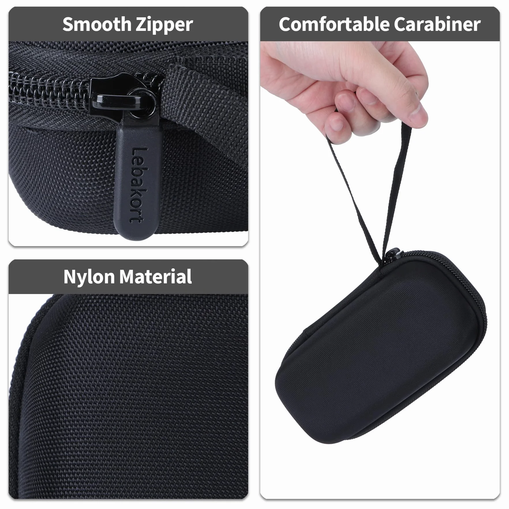 Lebakort Twarde etui pokrowiec na Zoom H1n / Zoom H1essential Przenośny rejestrator stereo