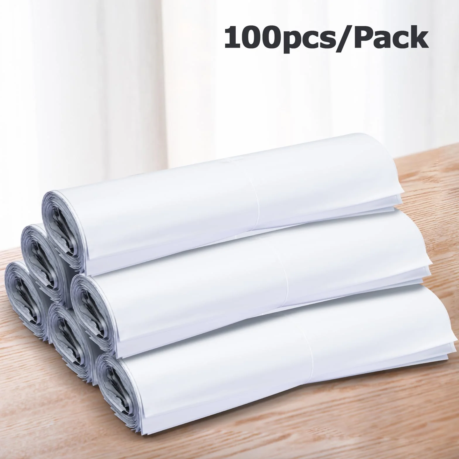 100 sztuk koperty plastikowej wysyłki, 25 x 36 cm, opakowanie wodoszczelne i pyłoszczelne, woreczek wysyłka opakowania opakowania na ubrania, hermetyczne torby samoprzylepne