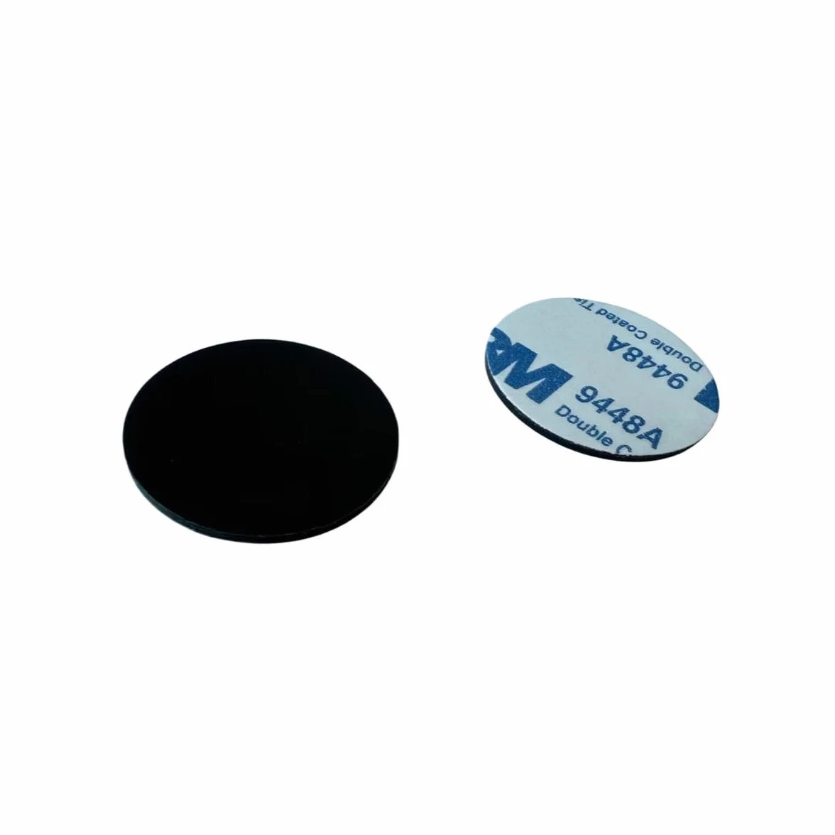YARONGTECH nadpisywalne RFID 125kHz T5577 Tag z monetą, klej na odwrocie, średnica 25 mm, grubość 1 mm (opakowanie 5 sztuk) (czarny)