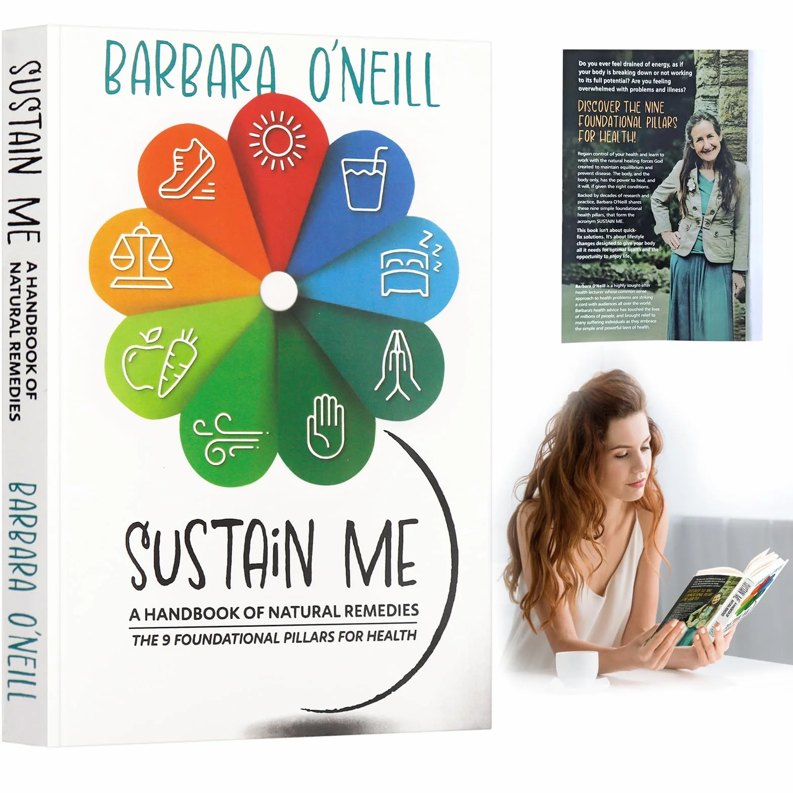 Sustain Me, książki z ziołami, naturalne środki lecznicze, encyklopedia ziołowa, podręcznik naturopatyczności, dziewięć podstawowych filarów zdrowia, obowiązkowa pozycja dla entuzjastów