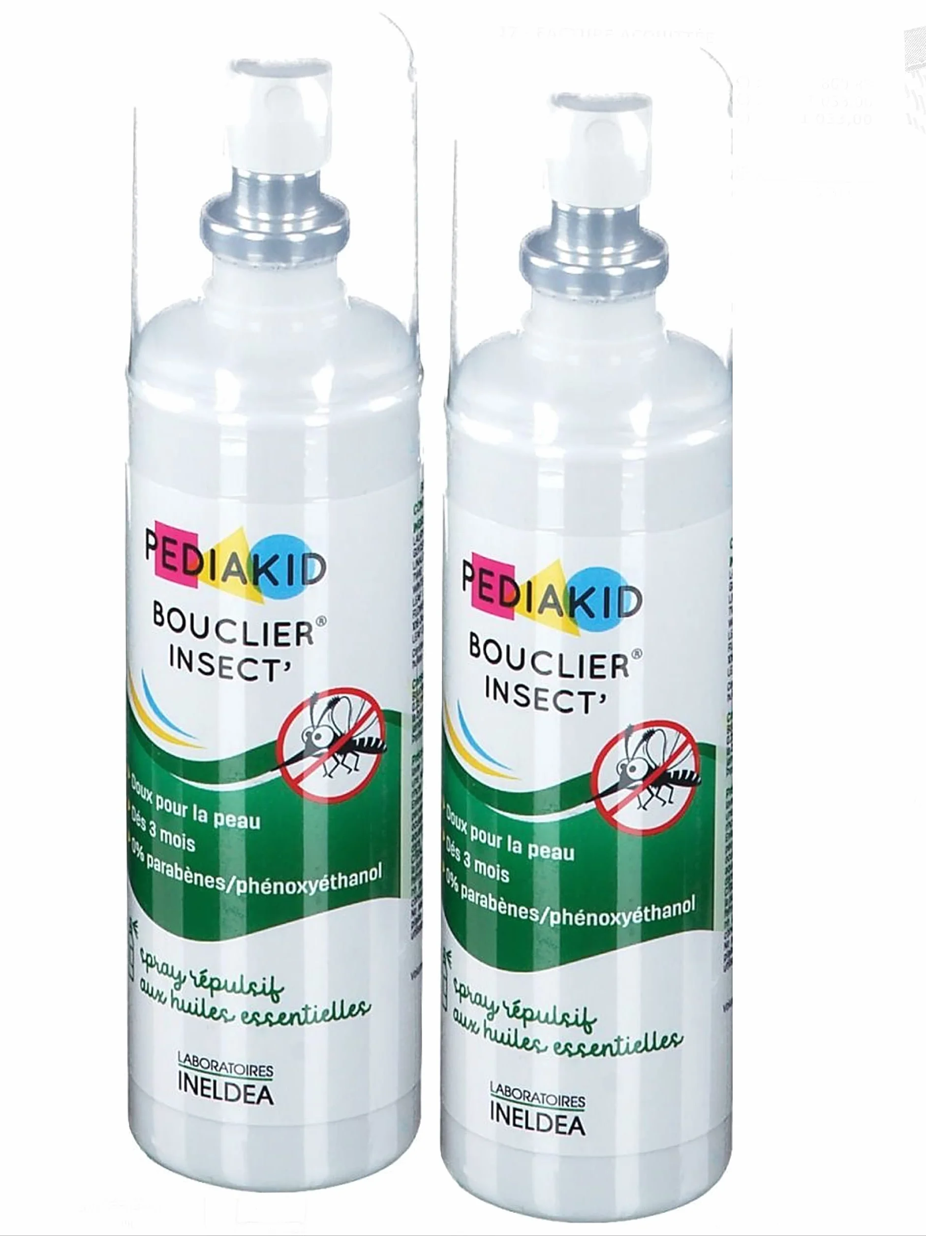 Pediakid - Ochrona przed owadami - opakowanie 2 x 100 ml butelki