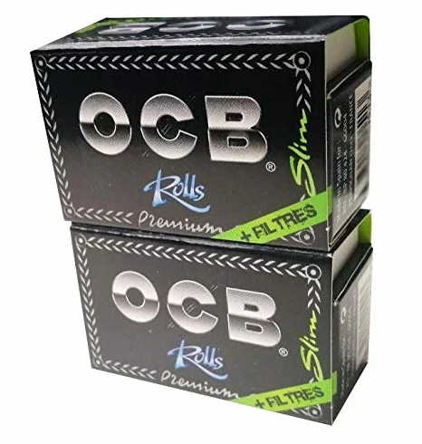 OCB Bibułki Slim Long 4m + Pokrowiec Transportowy Zestaw
