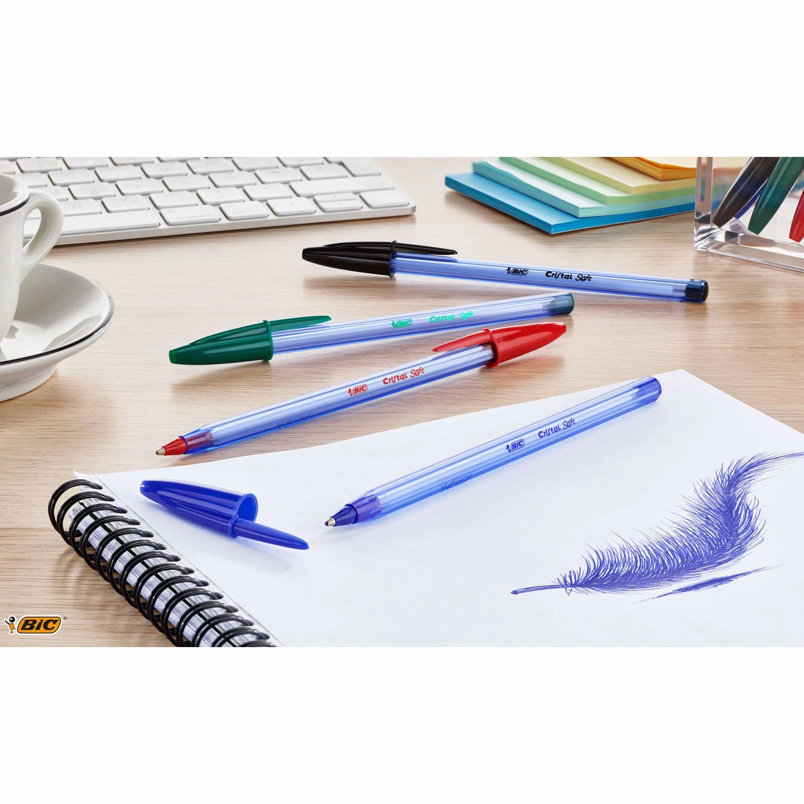 BIC Cristal Soft Długopis niebieski Pudełko 50szt