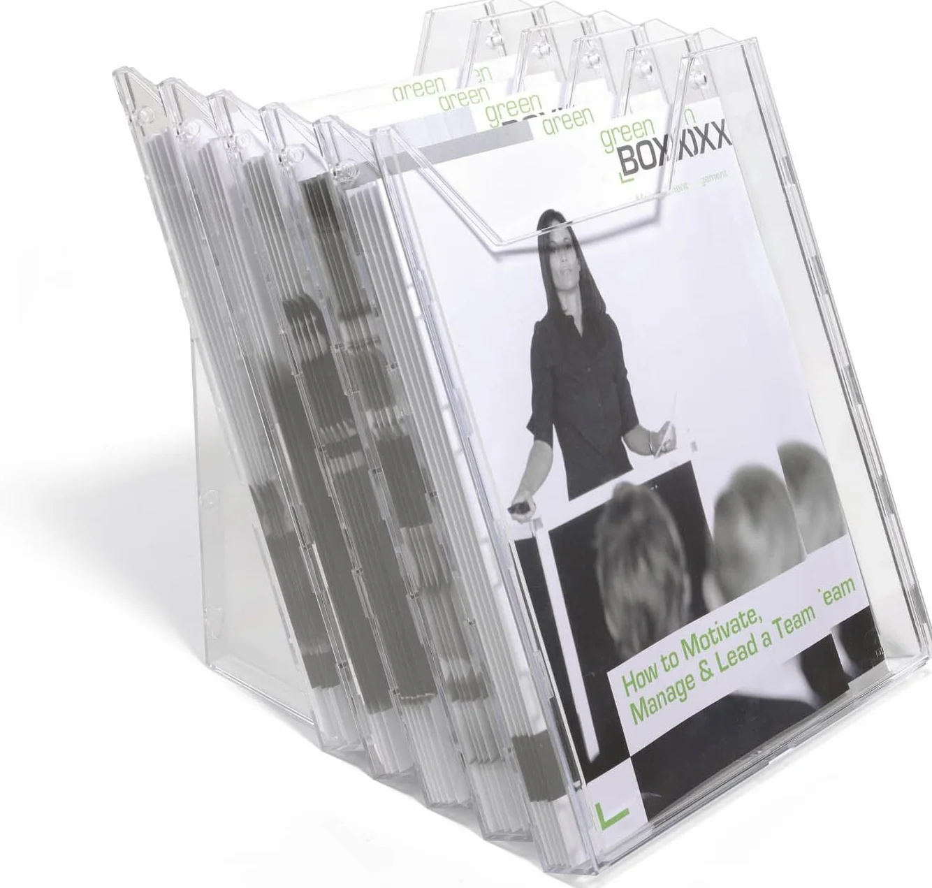 Combiboxx A4 XL Zestaw 5 pojemników na ulotki przezroczysty