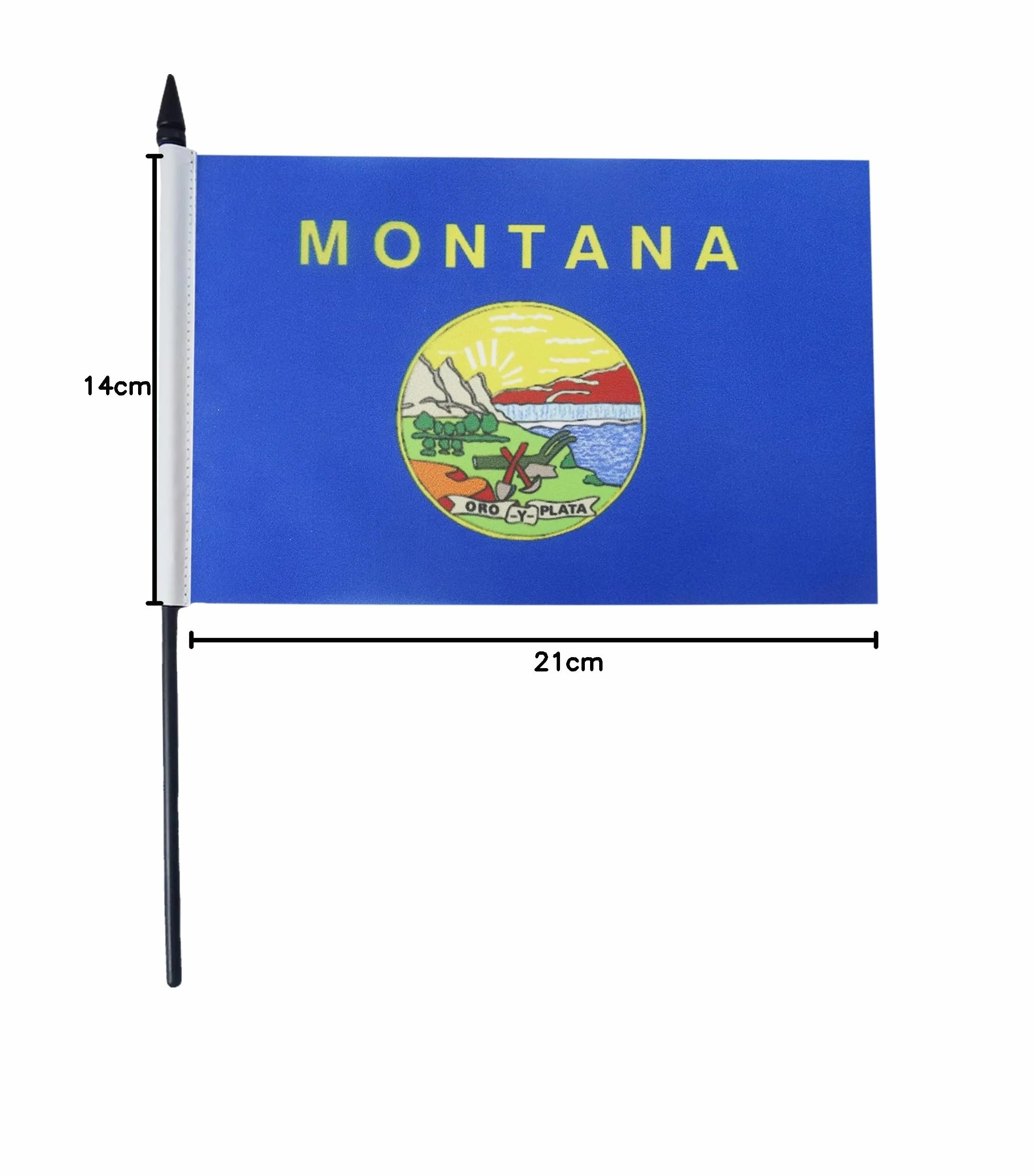 Drapeau de Table Montana, 21cm x 14cm