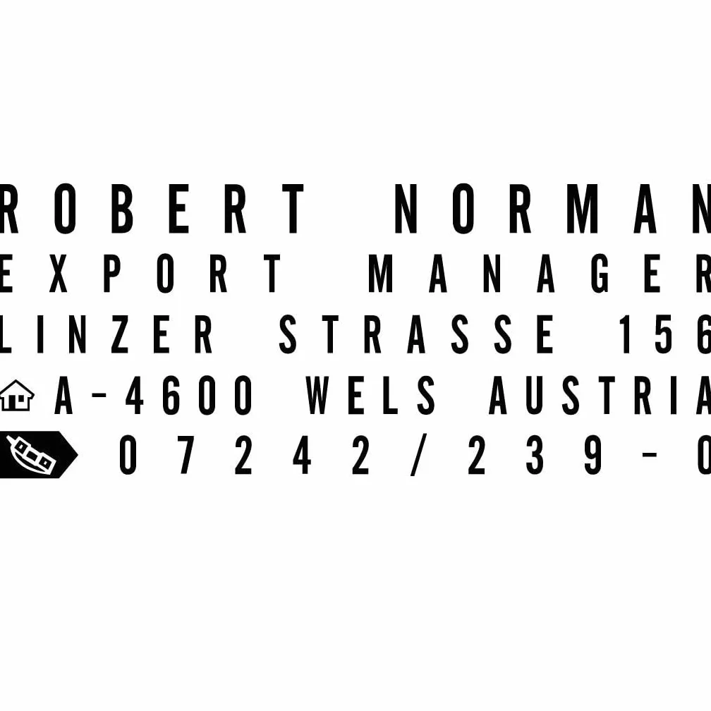 Trodat Typo Printy 4913 Pieczątka, Czarny/Niebieski, 58 x 22 mm
