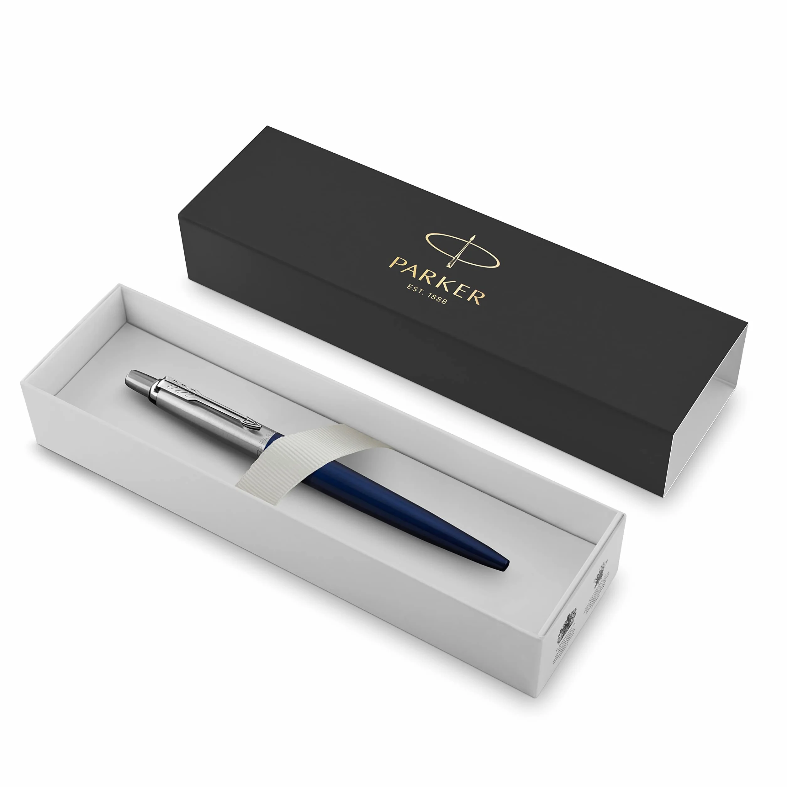 Parker Jotter długopis Royal Blue | niebieski | końcówka medium | niebieski tusz | opakowanie prezentowe