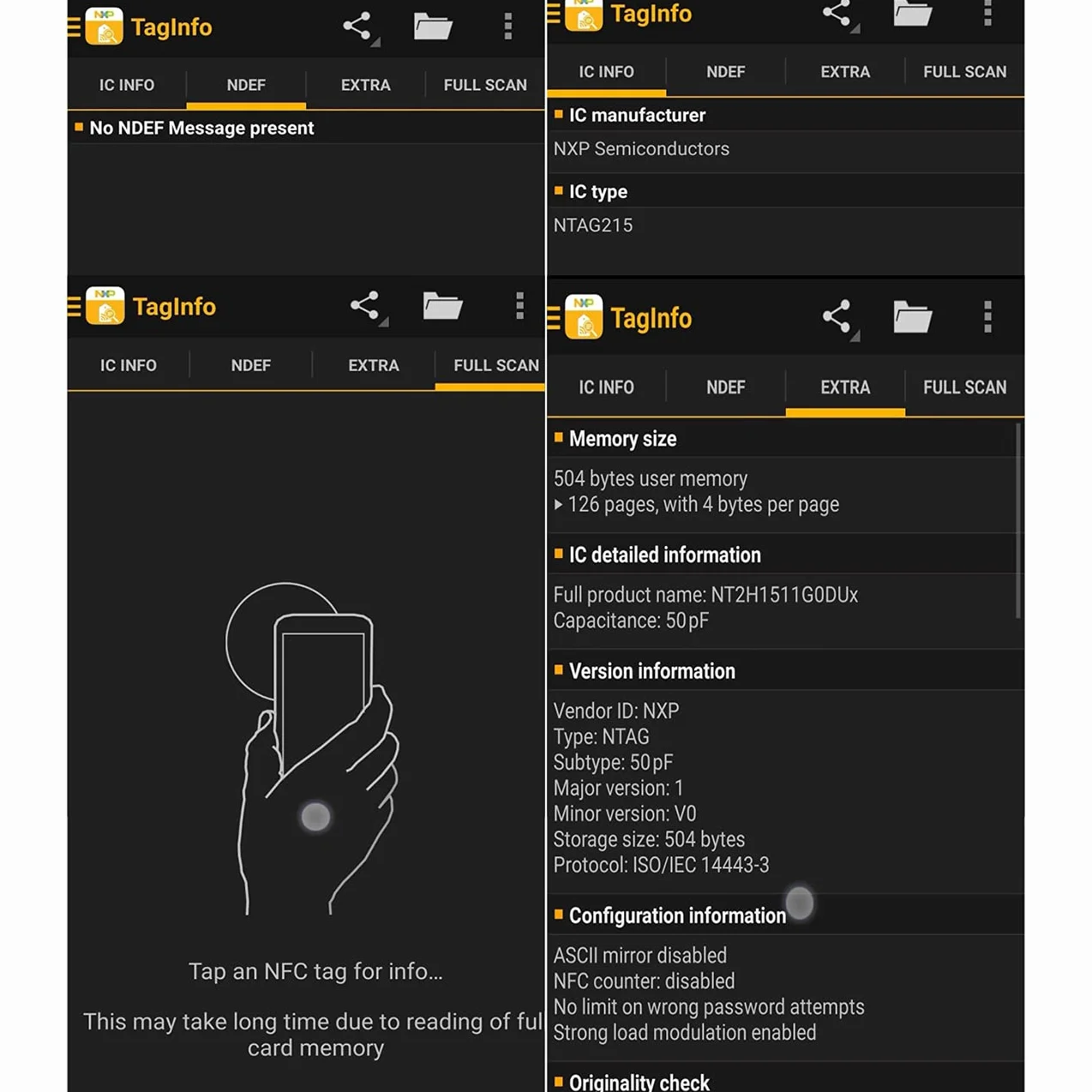 NFC Tag SANPO10 szt. Black Mix 10 szt. białe Ntag215 naklejki antymetalowe NFC works on metal, kompatybilne z telefonami i urządzeniami z systemem Android i iOS, 504 bajty pamięci w pełni