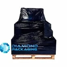 Diamond Packaging folia termokurczliwa 400 mm x 300 m czarna paleta