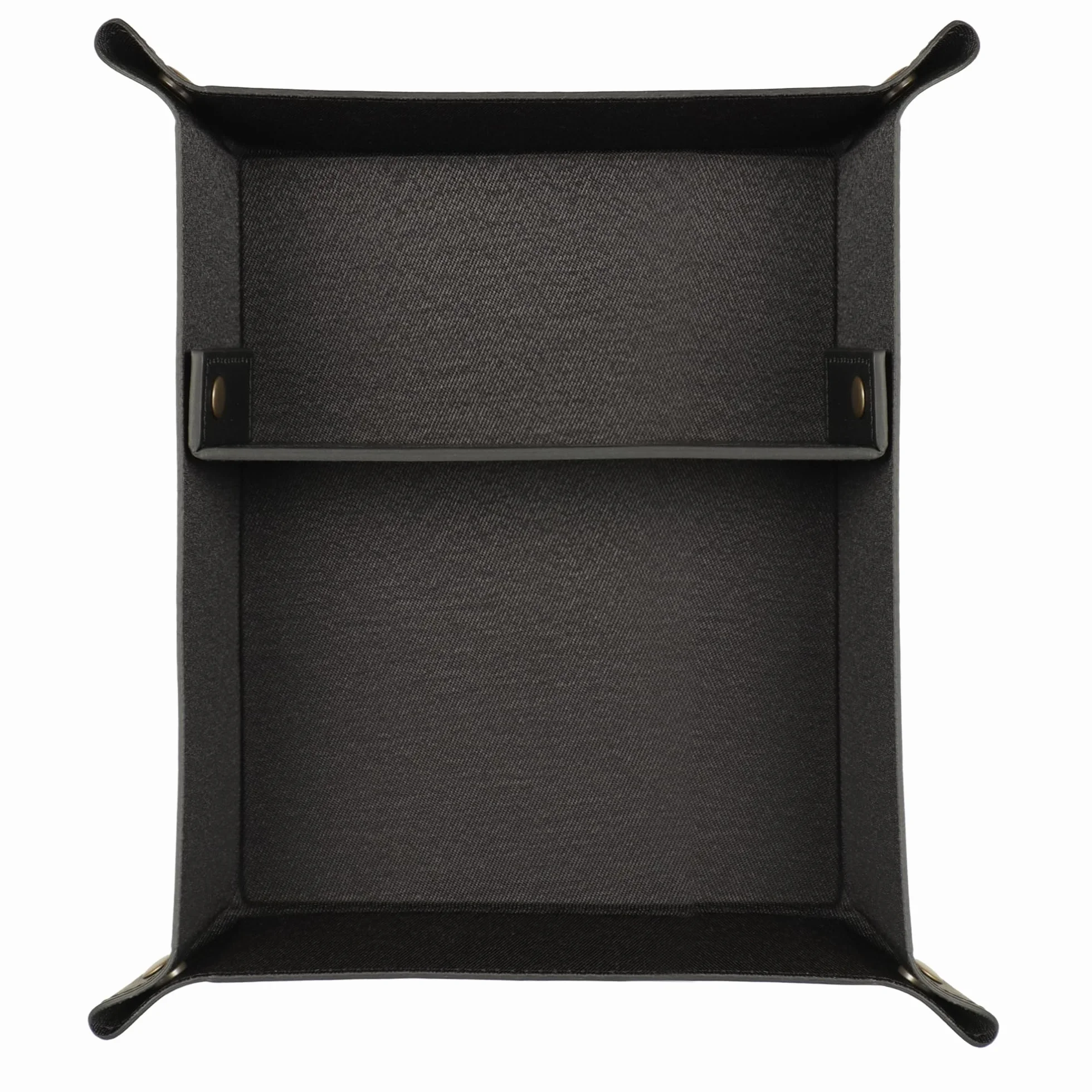 LONDO OTTO391 organizer na tacę, skórzany, czarna podszewka, 7,87 x 9,44 x 1,96 cm