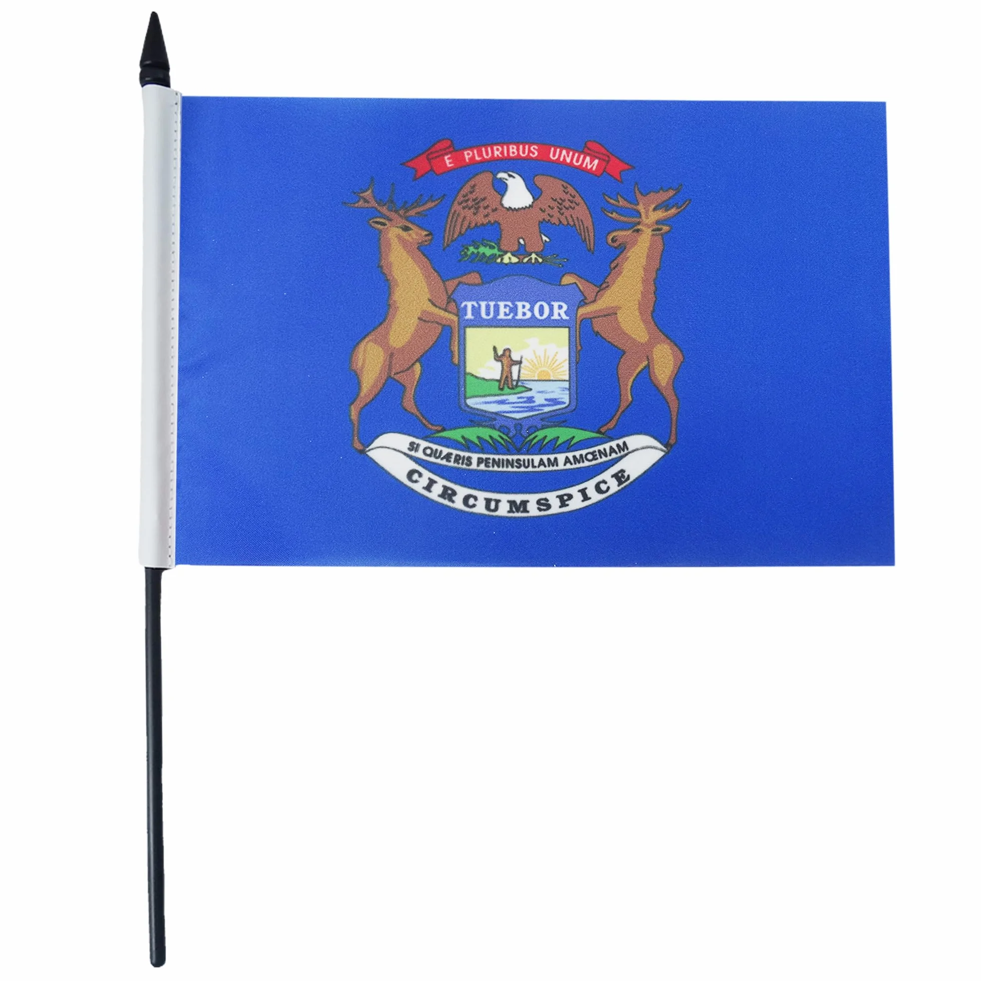 Drapeau de Table Michigan, 21cm x 14cm
