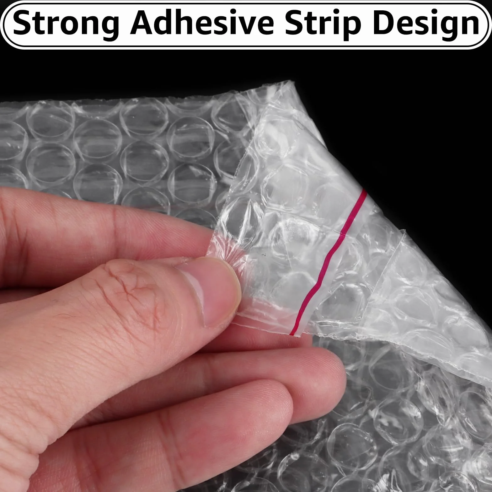 CYEER 100 sztuk samoprzylepnych torebek bąbelkowych 20 x 30 cm Bubble Wrap