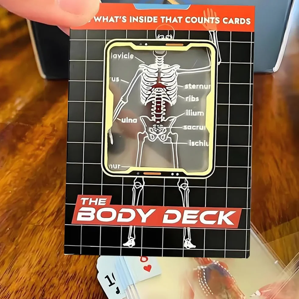 The Body Deck-Discover The Cuda Body Deck Funny Anatomy Playing Cards, 3D obraz ludzkiego ciała, pokład z półprzezłami