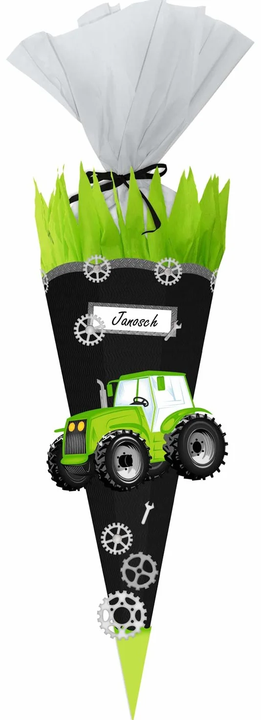 Ursus 9870004 - rożki szkolne, zestaw do majsterkowania, Easy Line Traktor, 6-kątne, 68 cm