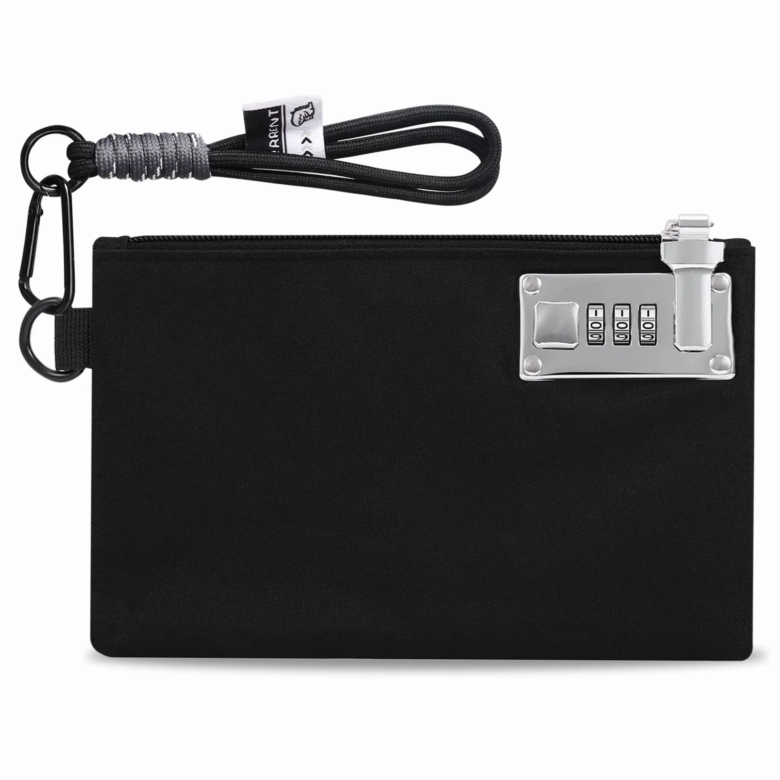 Antyzapachowa torba z zamkiem szyfrowym, chroni gotówkę, telefon i karty kredytowe, 21 cm x 13 cm z kłódką, wytrzymały nylon, idealny na cenne zdjęcia, paszport i biżuterię
