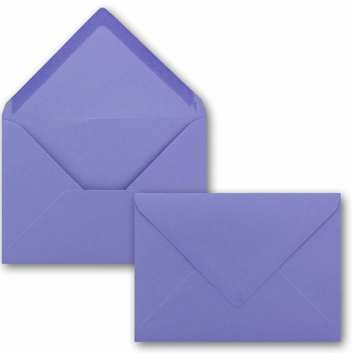 Neuser FarbenFroh, koperty C5, 229 x 154 mm, zaklejane na mokro 25 Umschläge 20-Violett