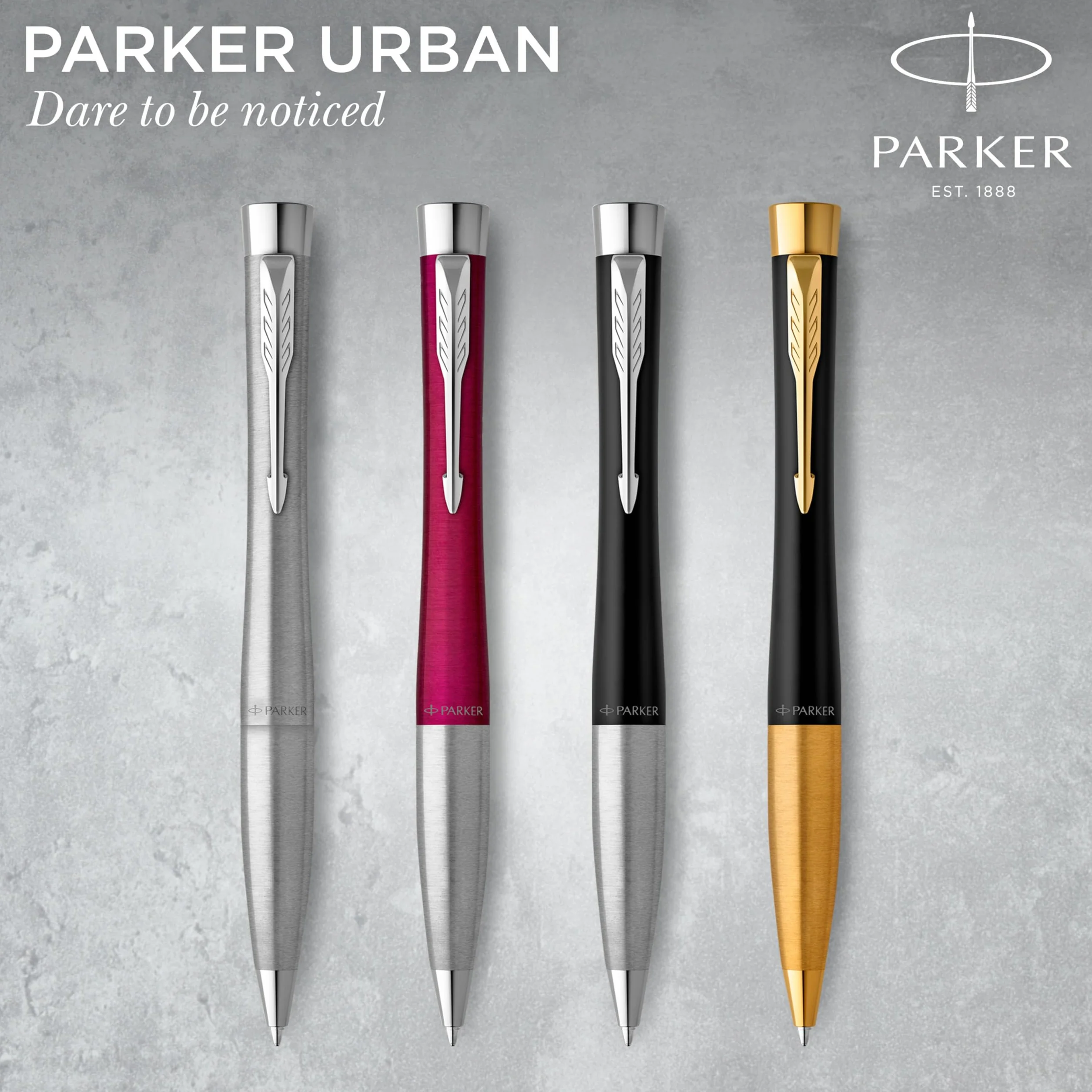 Parker Urban Twist 2143640 Długopis, Czarny/Złoty, 136 cm