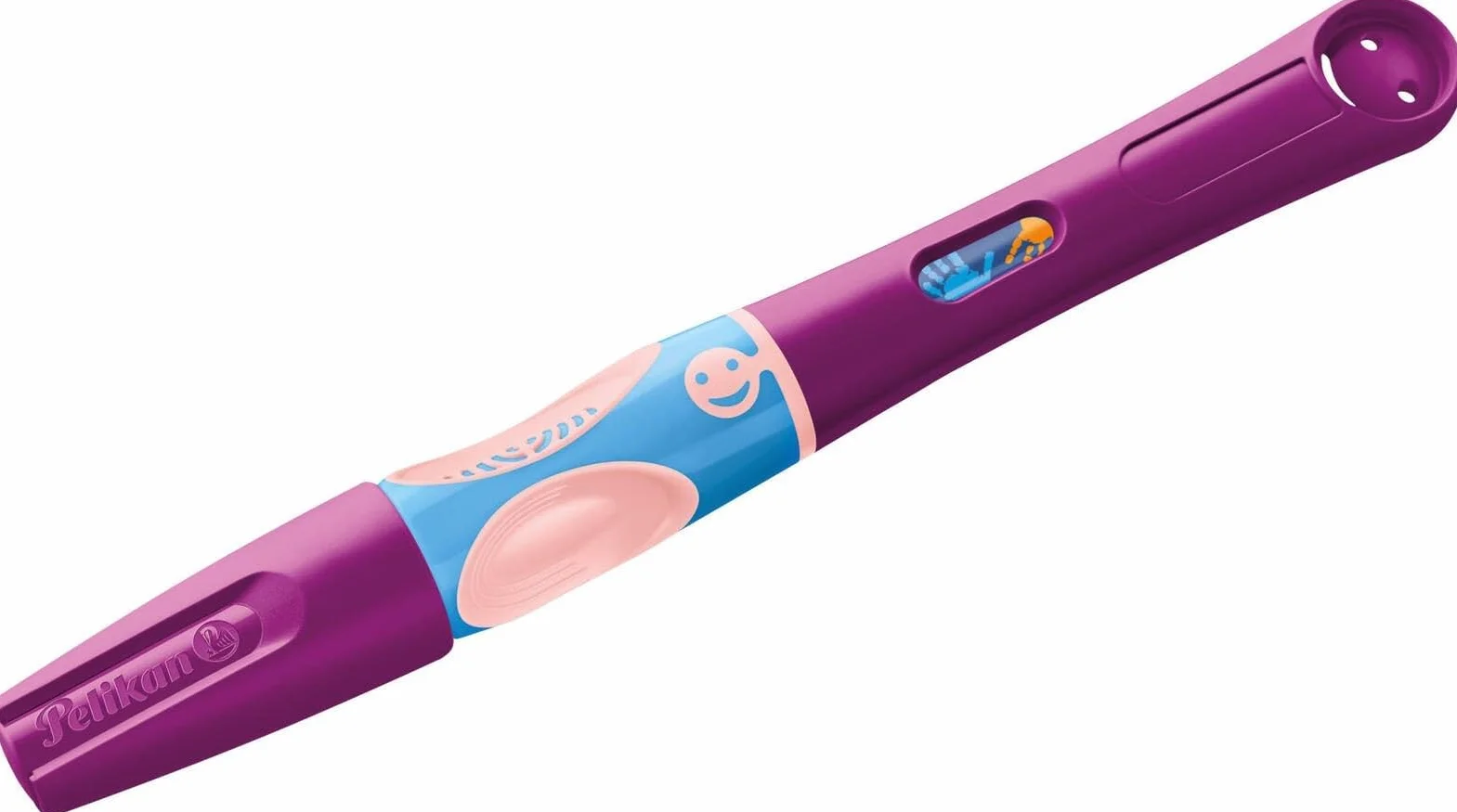 Pelikan® Pióro wieczne Griffix do nauki pisania | Średnia stlówka irydowa | Na atrament | Unikalny Design | Biuro Szkoła Studia Praca | Kaligrafia Komfortowe i Gładkie pisanie | Sweet Berry