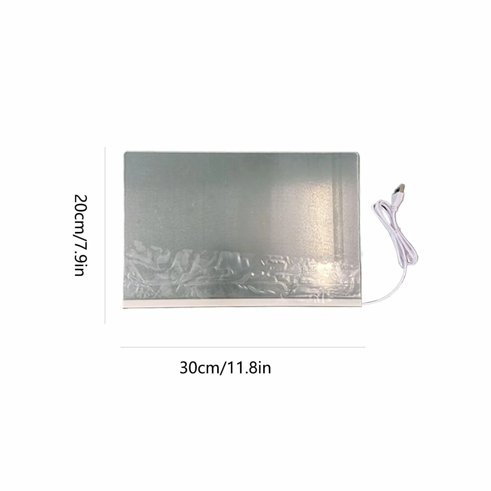 Light Up Dry Erase Board, LED Note Board ze stojakiem, Glow Writing Board USB Plug-In, akrylowa tablica wiadomości dla biznesu, tablica do rysowania LED na wesela, tablica pamięci Light-Up do domu