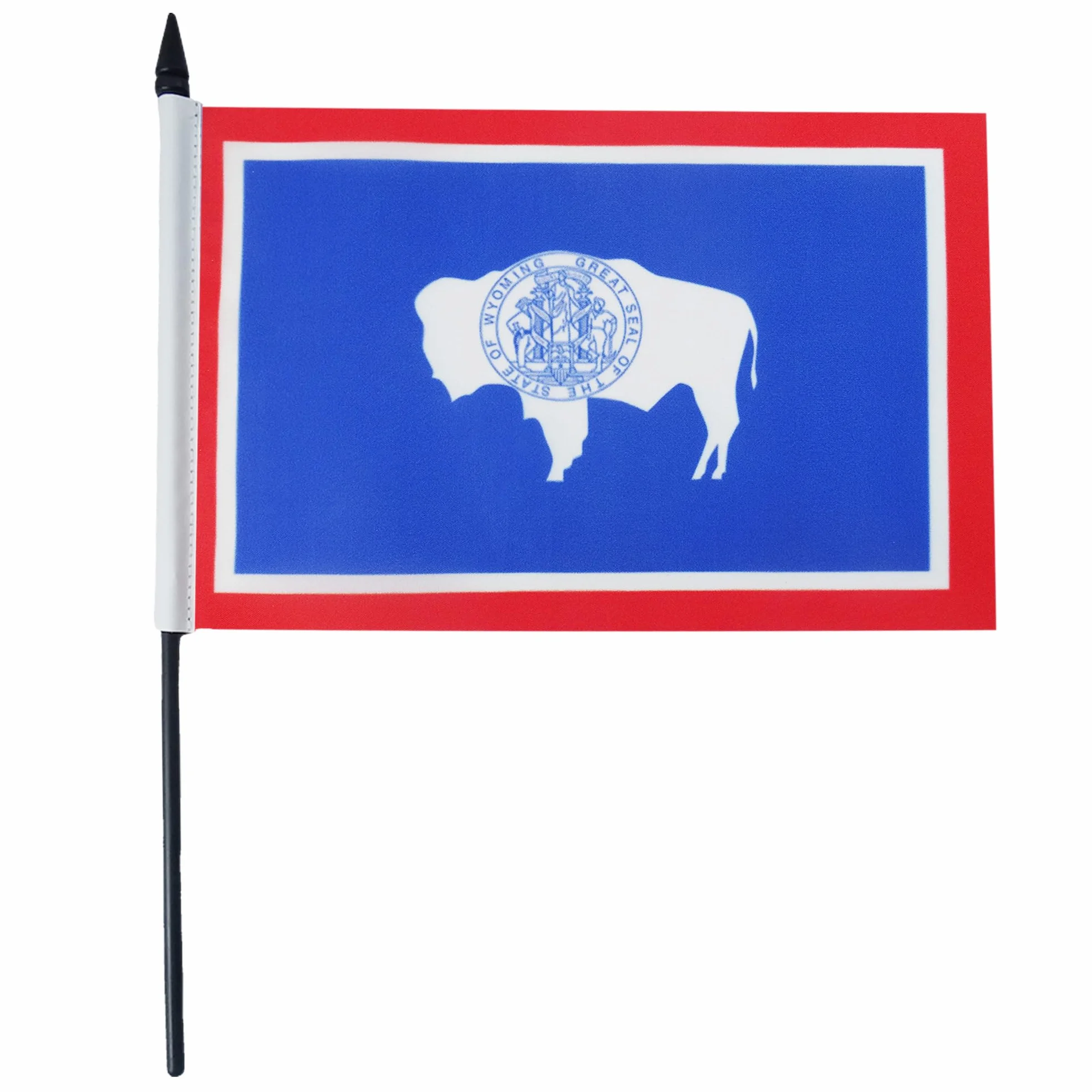 Drapeau de Table Wyoming en Polyester 100D, 21cm x 14cm