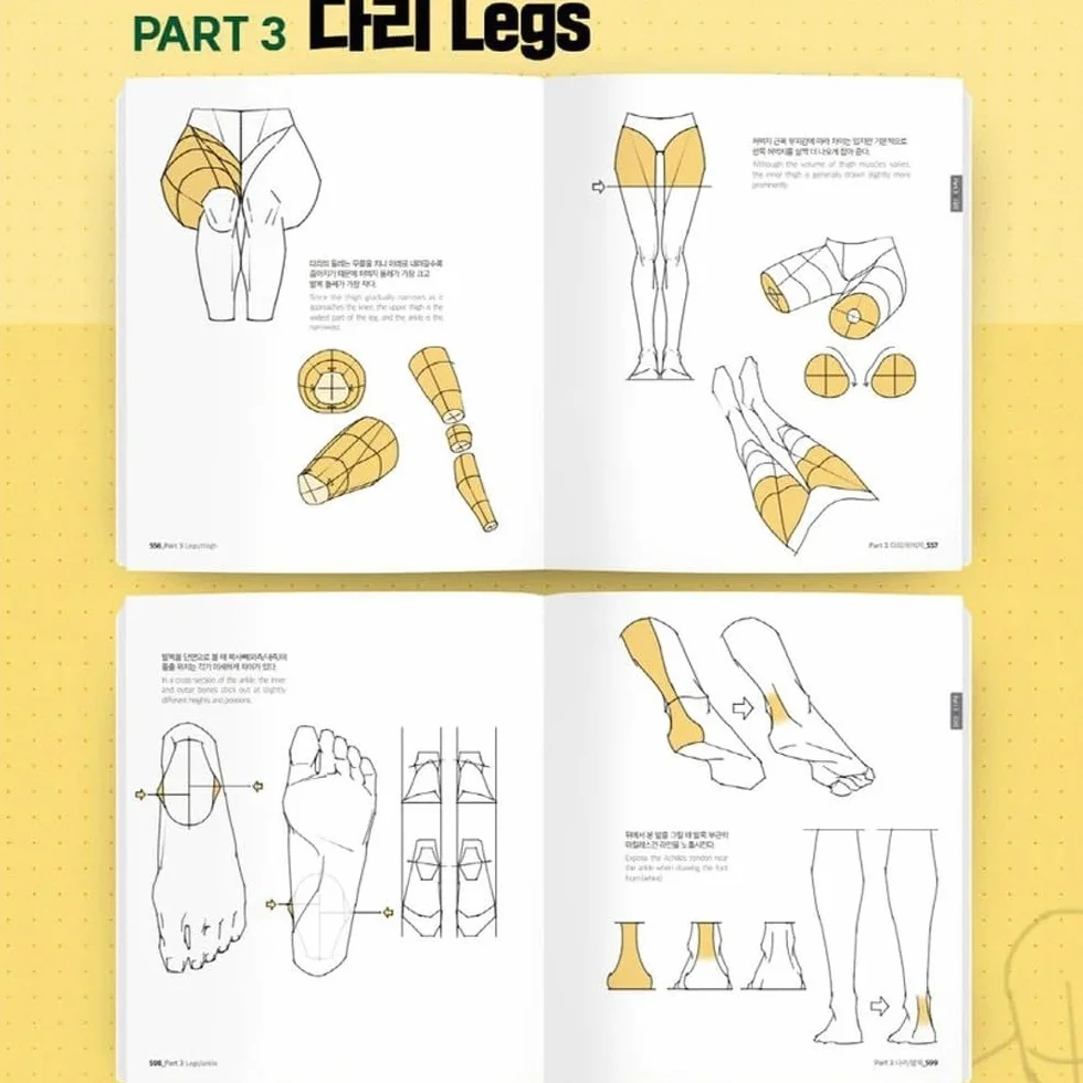 Point Character Drawing 2 autorstwa Taco | Koreańska książka o anatomii mangi | Angielskie napisy