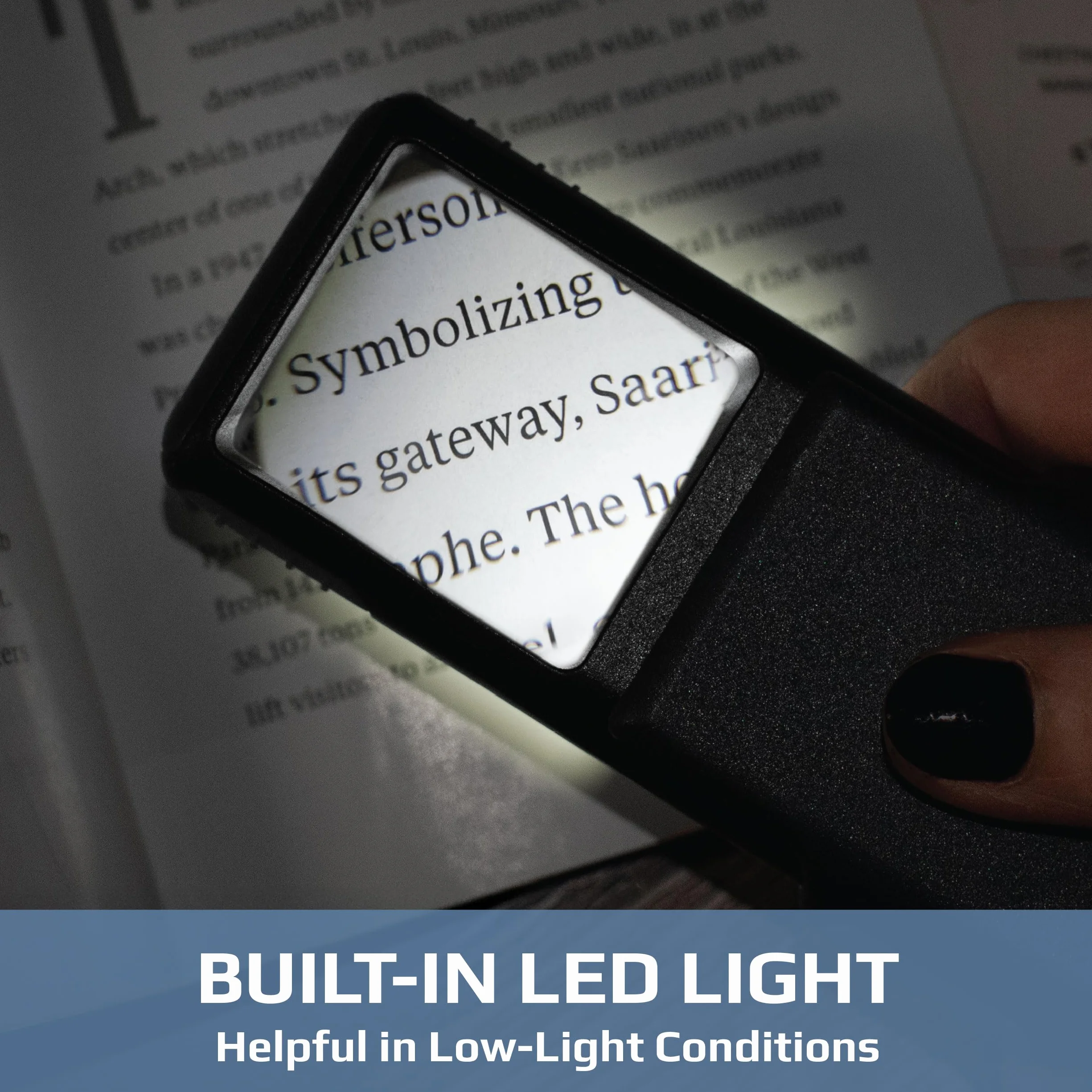 Lupa kieszonkowa Carson MiniBrite 5x LED PO-55