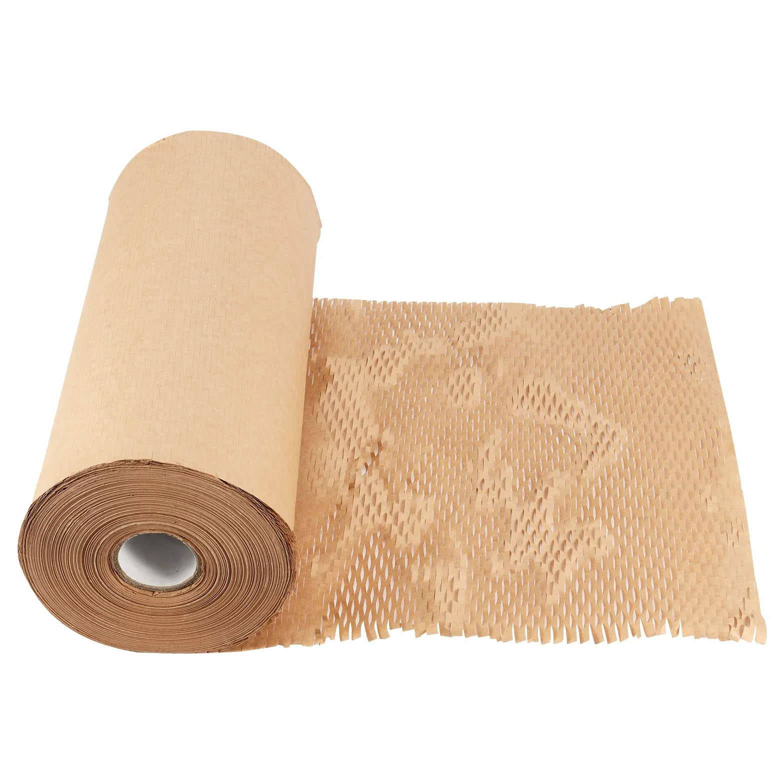 Papier o strukturze plastra miodu 30 cm x 50 m rolka do pakowania kraft