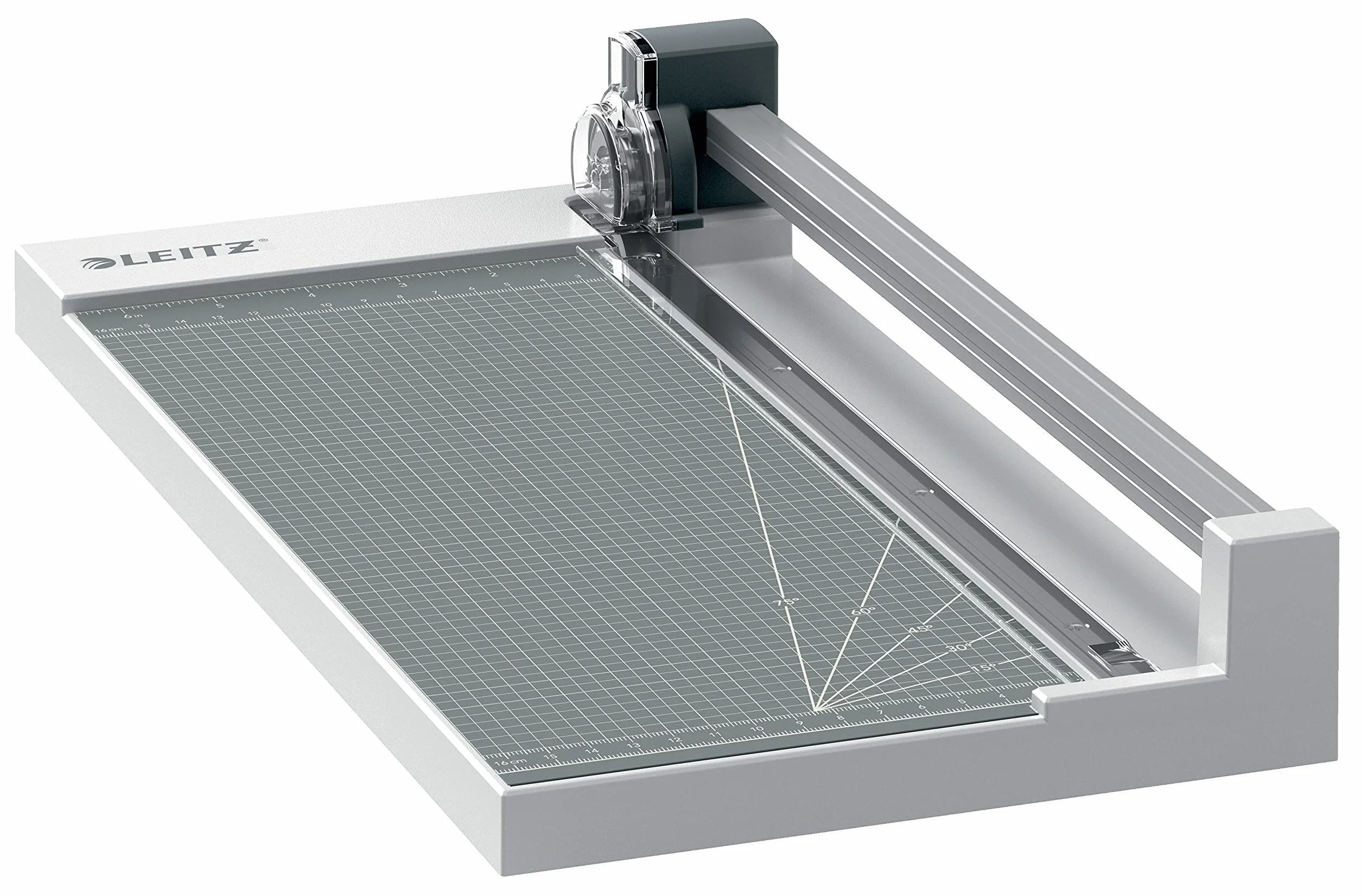 Leitz, Trymer do Papieru Leitz Precision Home Office A4 z Prowadnicą Wyrównującą, Tnie do 10 Kartek, Długość Cięcia 305 mm, Trwałe Ostrze do Cięcia Prostego (90260000)