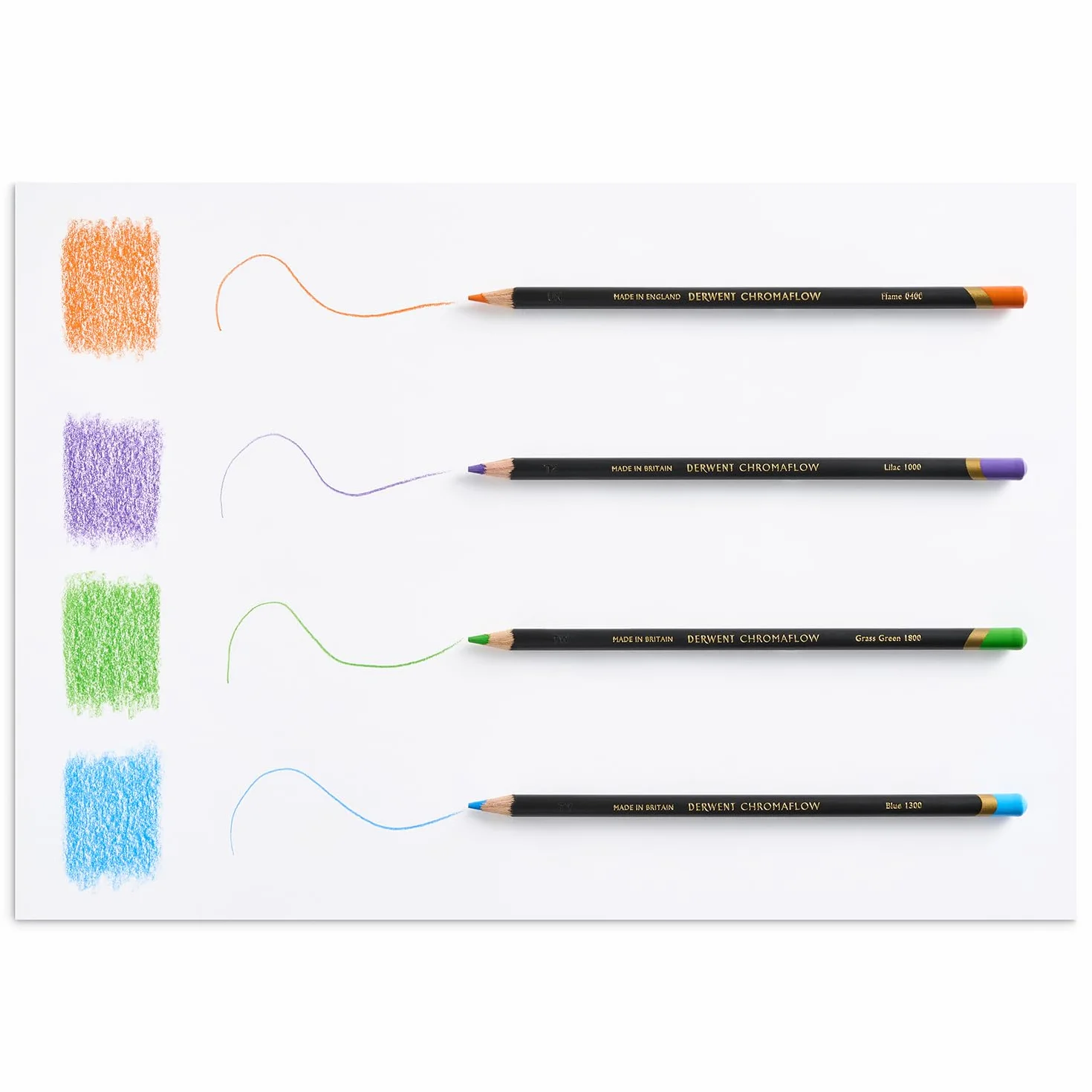 Derwent Chromaflow ołówki 380 cm, puszka, okrągły rdzeń 3,5 mm, wytrzymałość rdzenia, mieszane z gładką teksturą, idealne do rysowania, kolorowania i nakładania warstw, profesjonalna jakość, 2306263