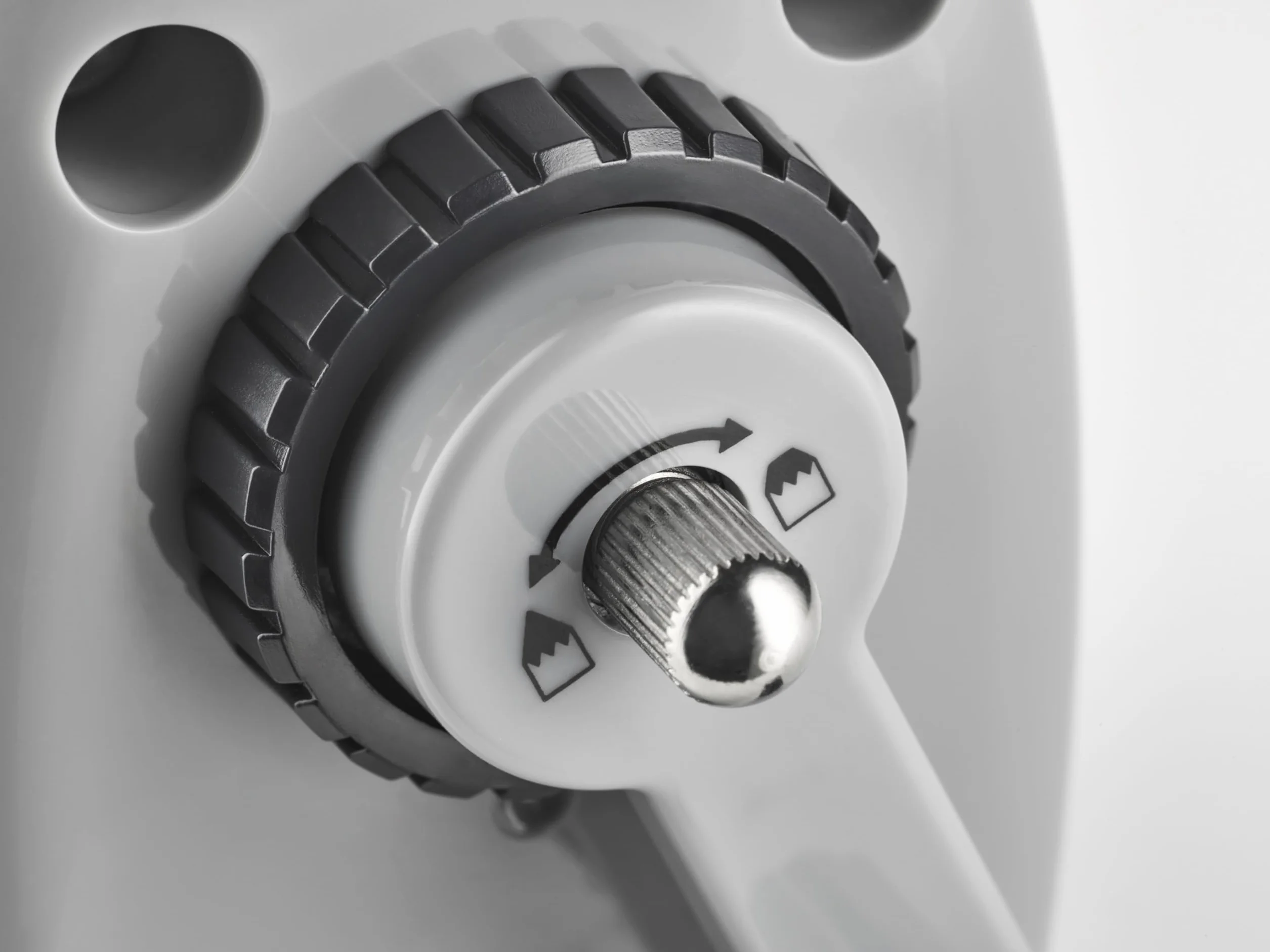 Dahle 133 ręczna temperówka (temperówka do ołówków o średnicy do 11,5 mm), szara/czarna