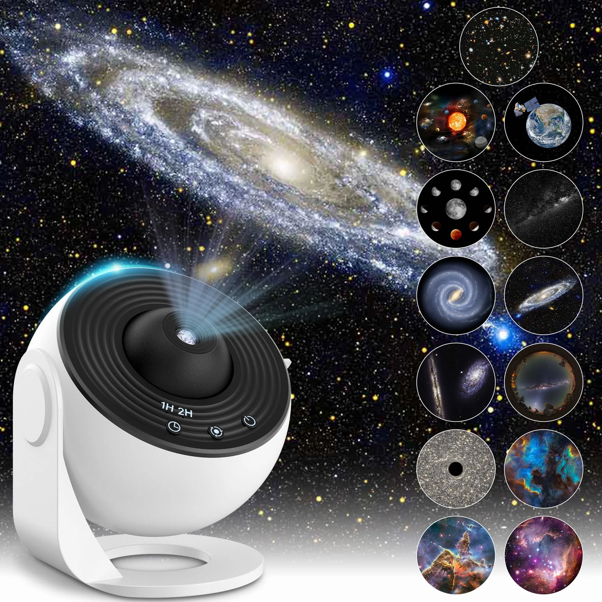 Projektor gwiaździstego nieba LED 13 planet do sypialni