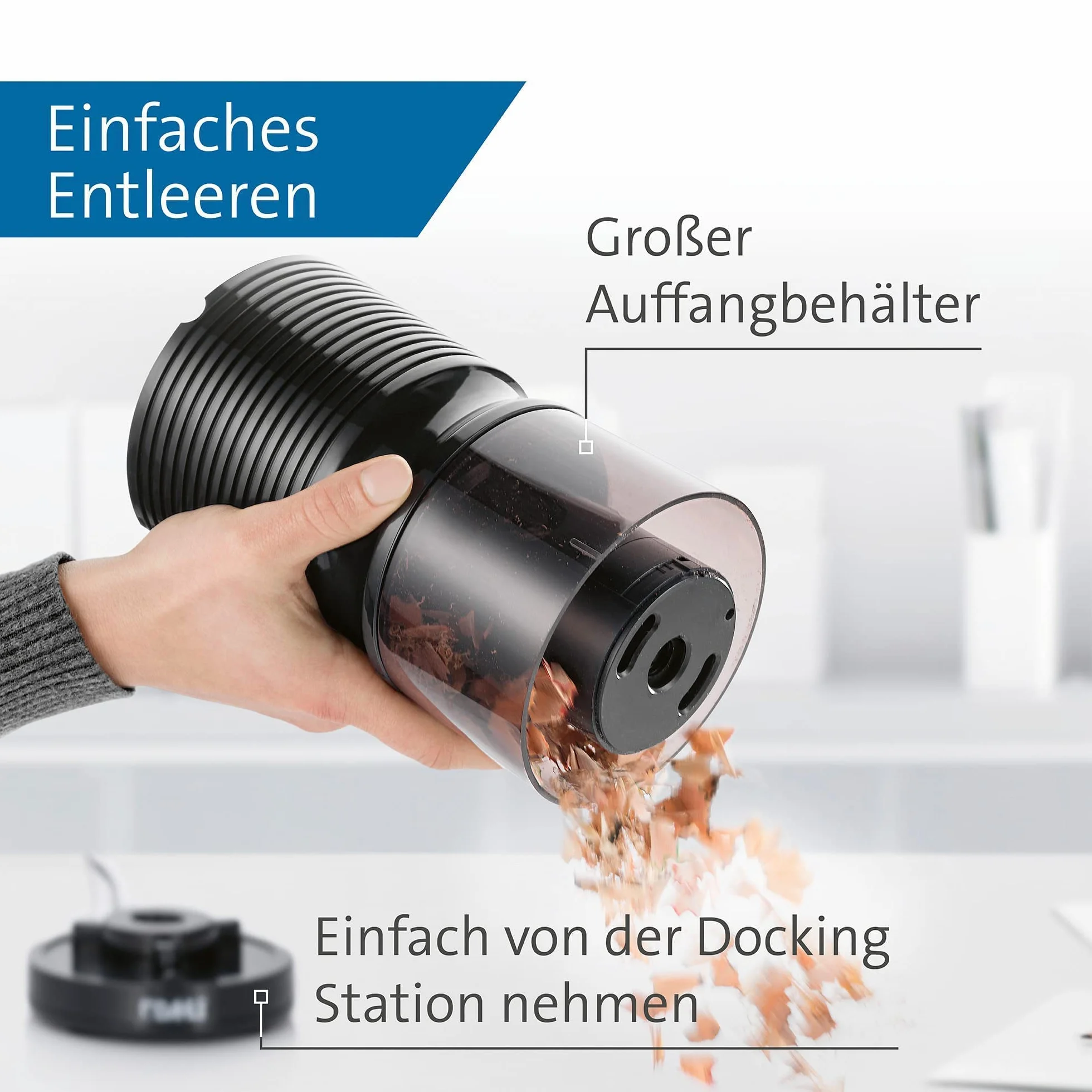 Dahle Elektryczna Temperówka 8 mm – 11 mm Czarny