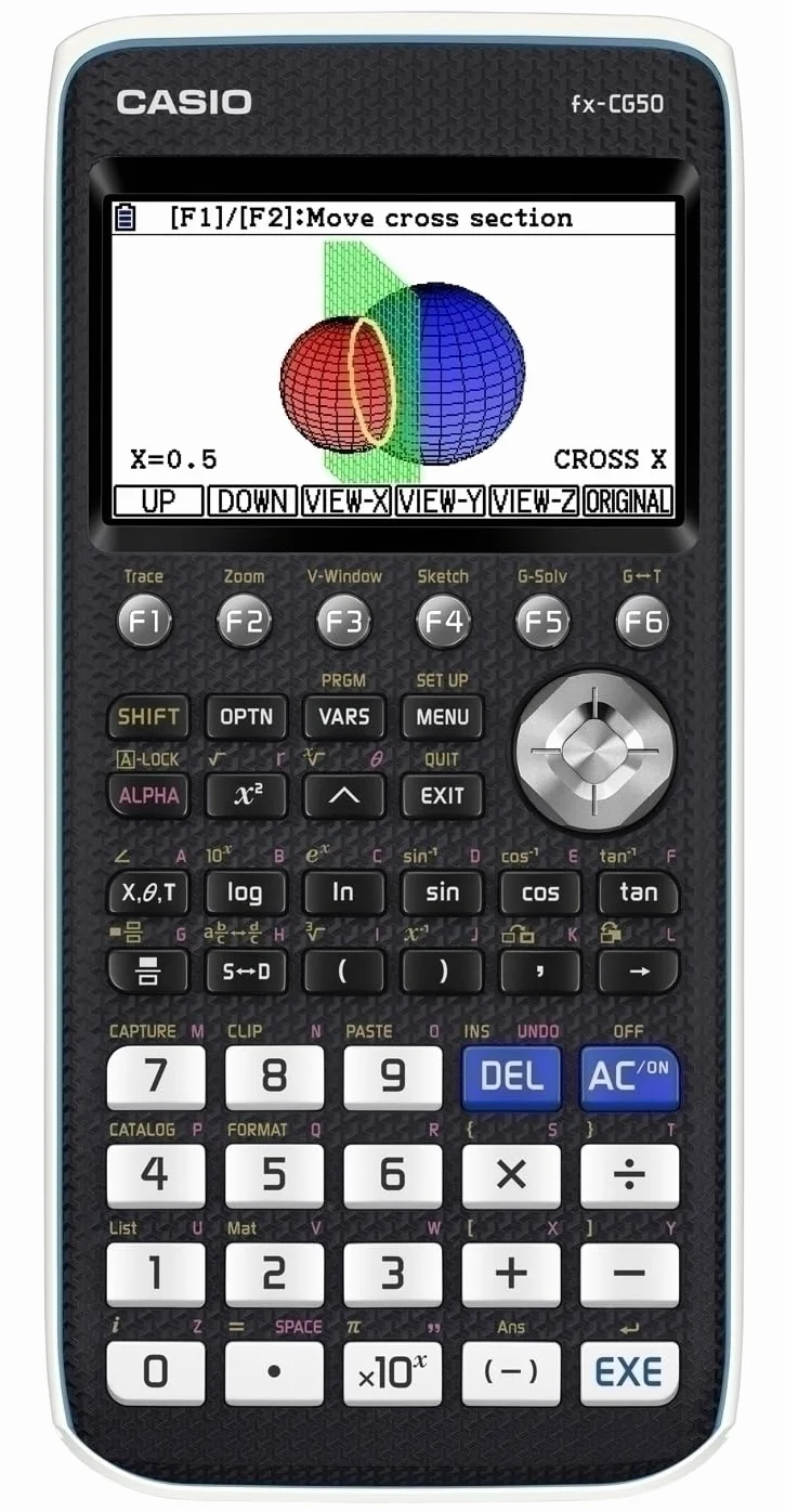 Casio FX-CG50 Kalkulator Naukowy, Czarny, 8x21 znaków
