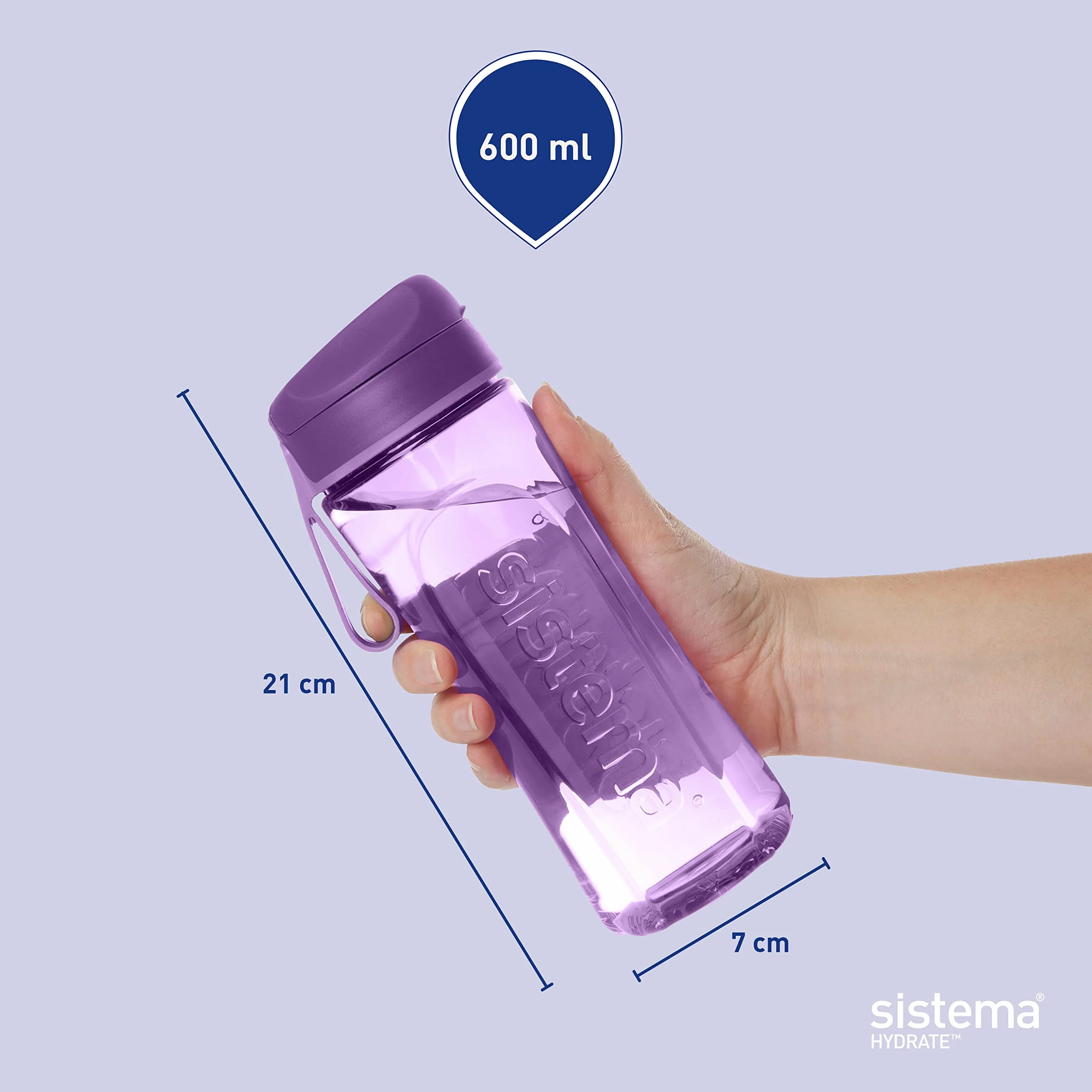 Sistema Hydrate Tritan Swift Butelka 600 ml Tworzywo Sztuczne różne kolory