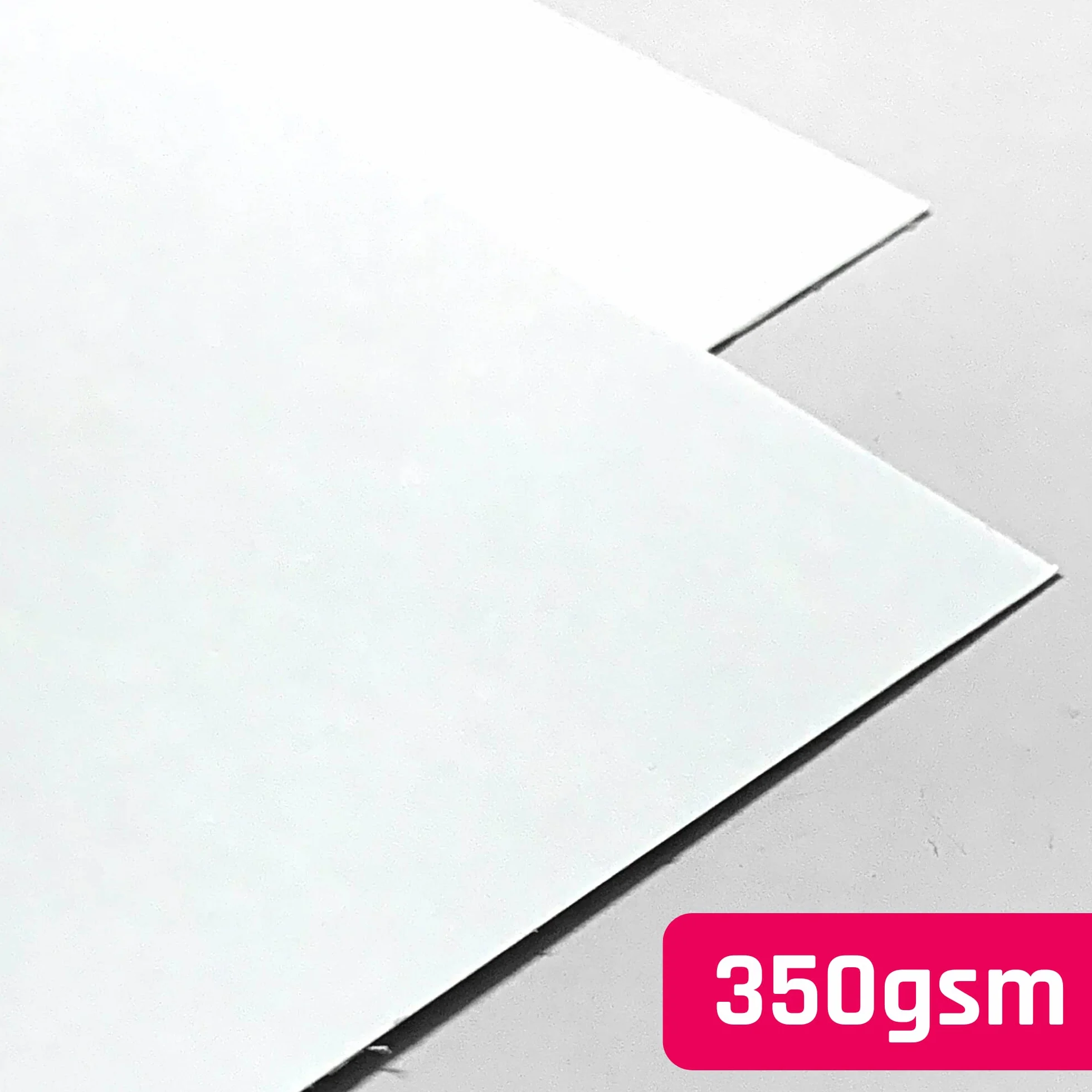 Karton Biały A4 350 g/m² Gruby 60 Sztuk do Rysowania Druku