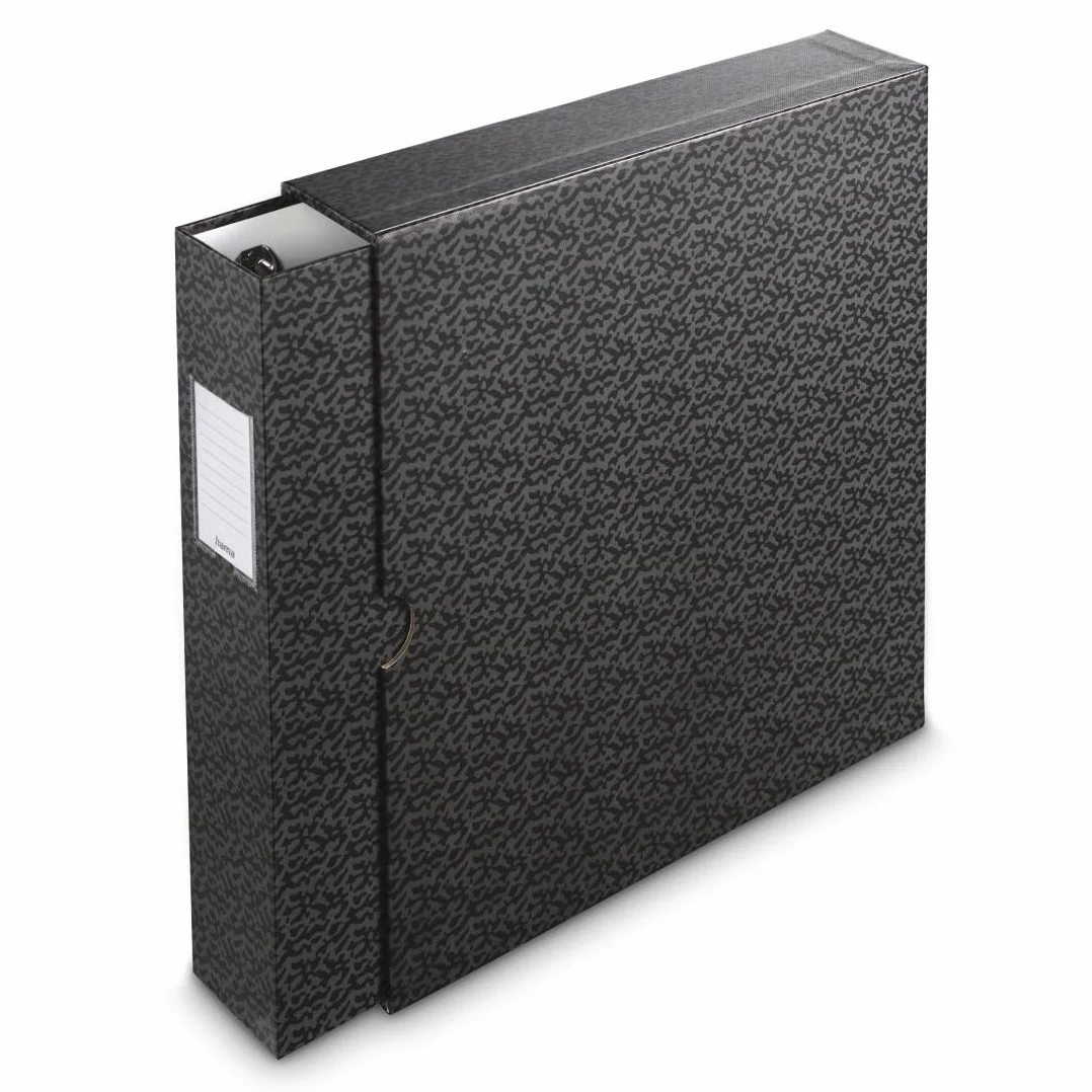 Hama Segregator z przegródką (pasuje np. do formatu A4, szerokość grzbietu 70 mm, segregator pierścieniowy A4 4 pierścienie, organizer, segregator na dokumenty, segregator na dokumenty, itp.),