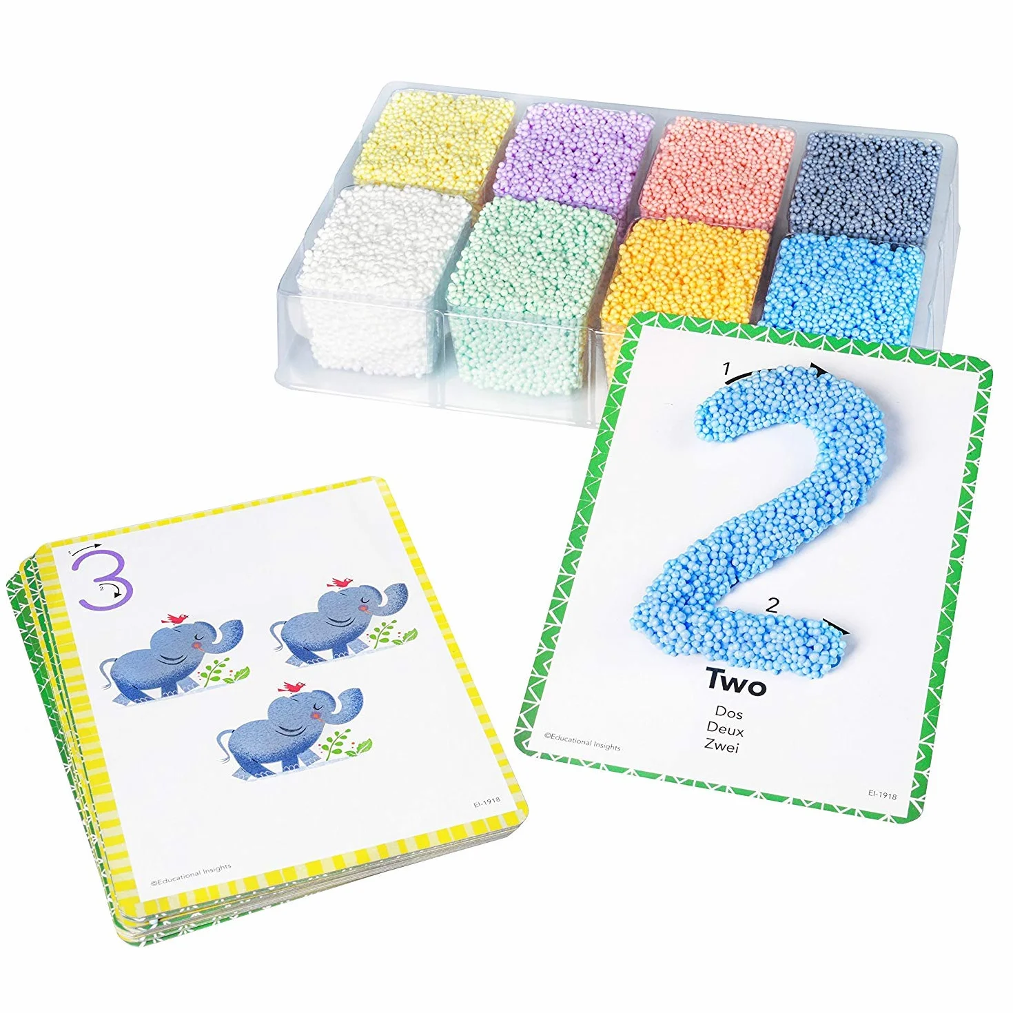 Learning Resources Playfoam Kształt i Uczyć się Liczby Zestaw