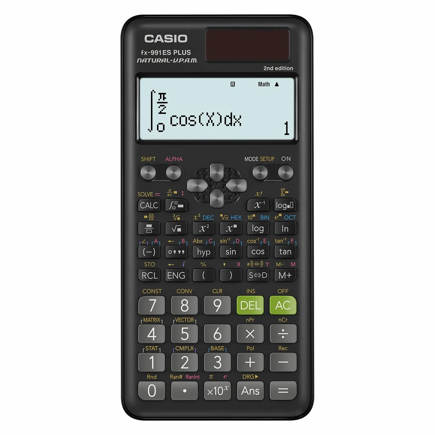 Casio fx-991ES PLUS-2 Kalkulator Naukowy, Czarny