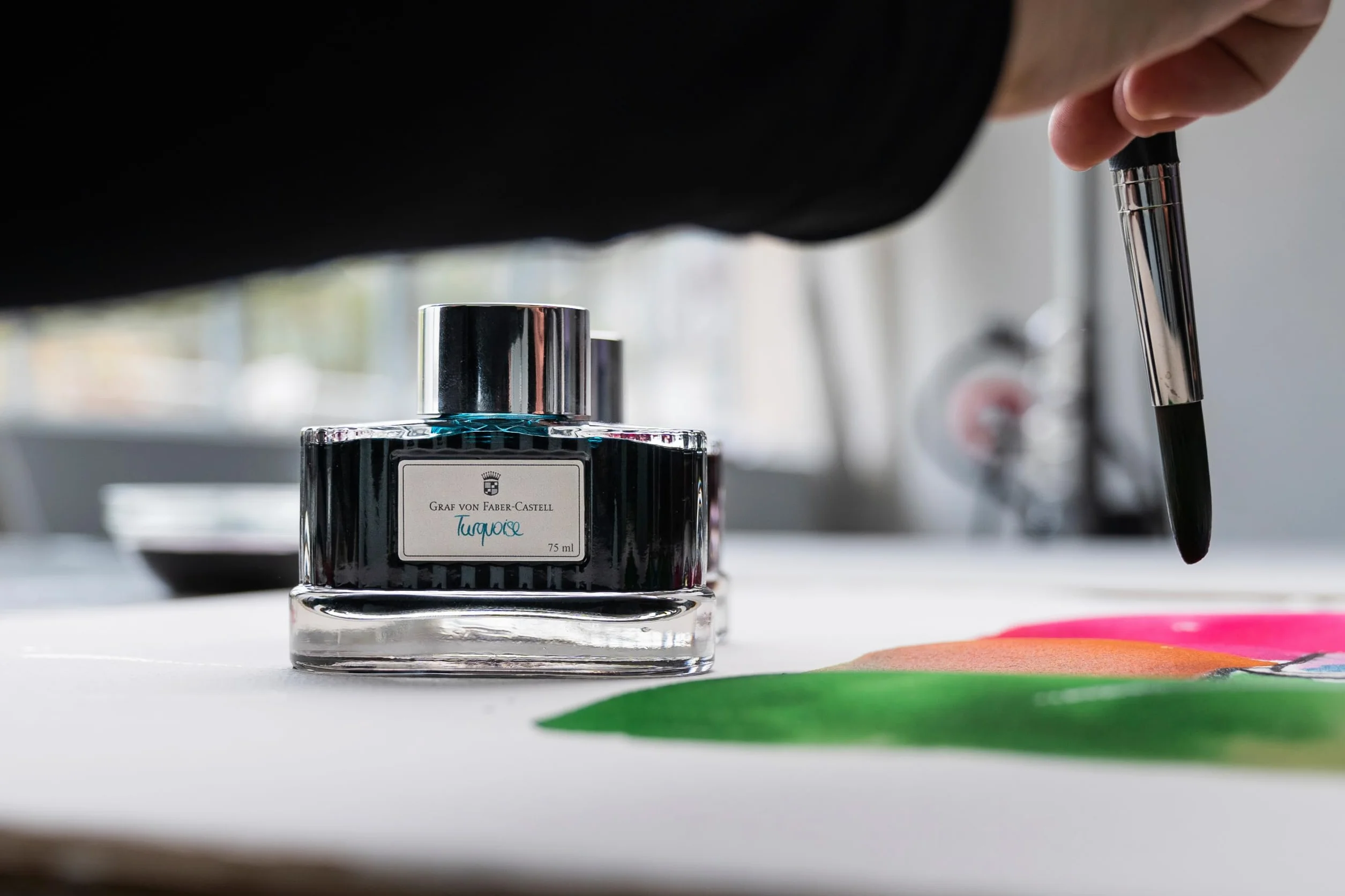 Graf Von Faber-Castell Atrament Niebieski 75 ml