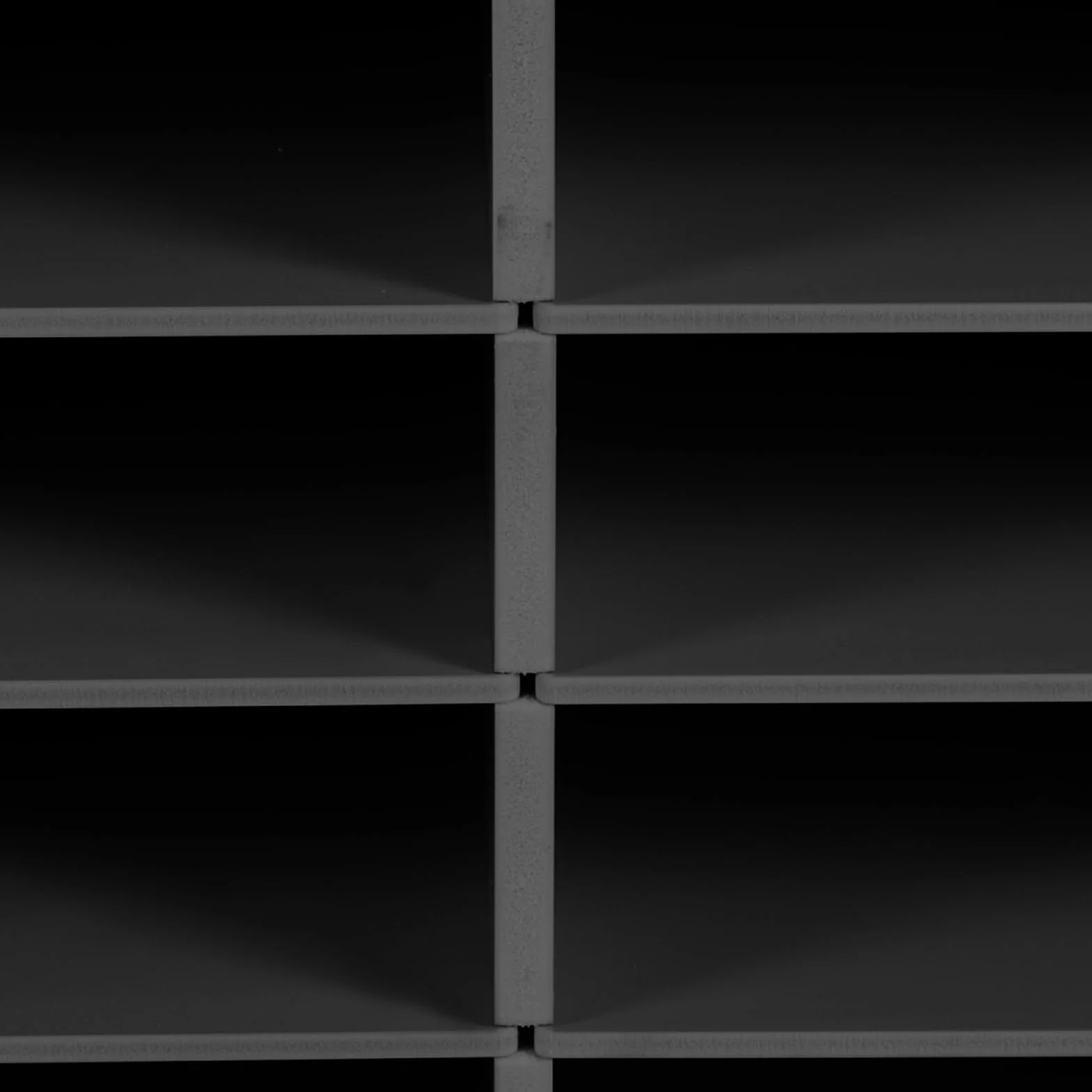 Półka na listy, 24 przegródki, organizer z PCW, półka na dokumenty 100 x 30 x 42 cm, półka na dokumenty, do domu, biura, na zajęcia (czarna)