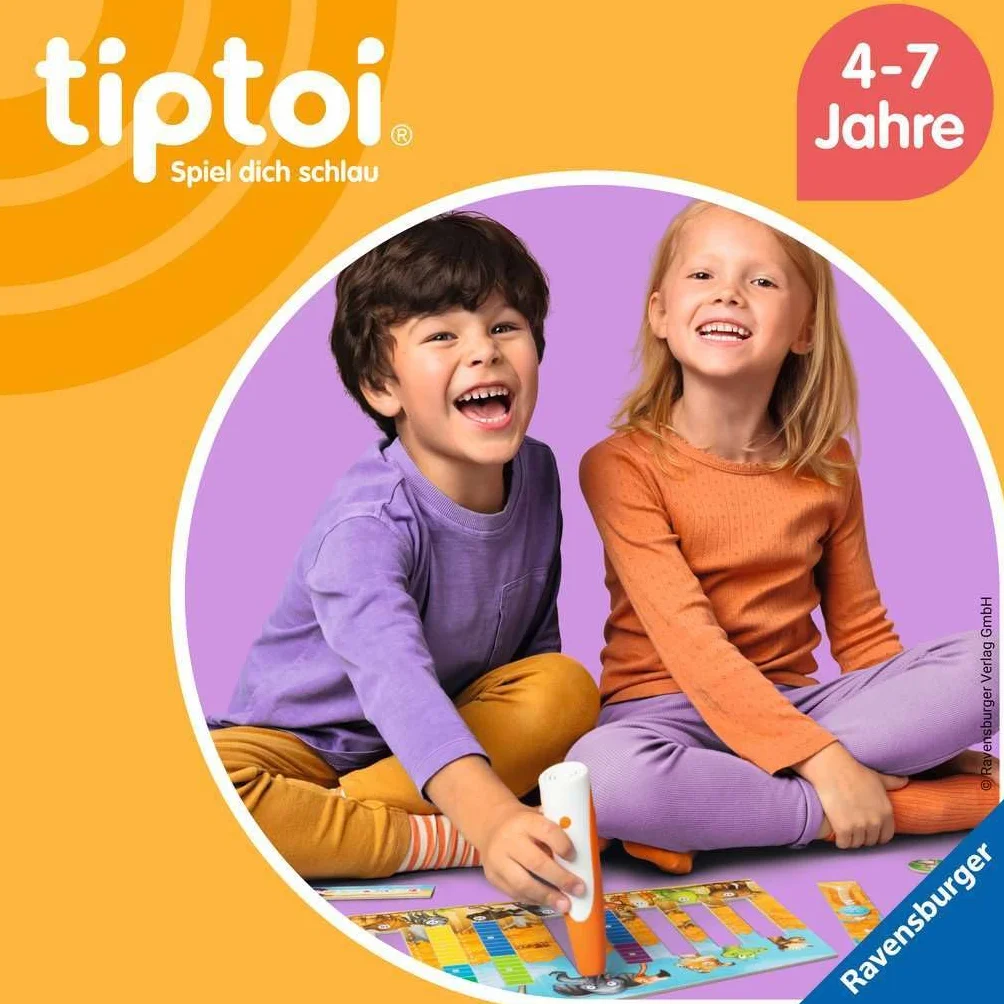 Ravensburger tiptoi 00115 - Mein interaktiver Junior Globus - Kinderspielzeug ab 4 Jahren: Entdecke spielerisch die Kontinente!