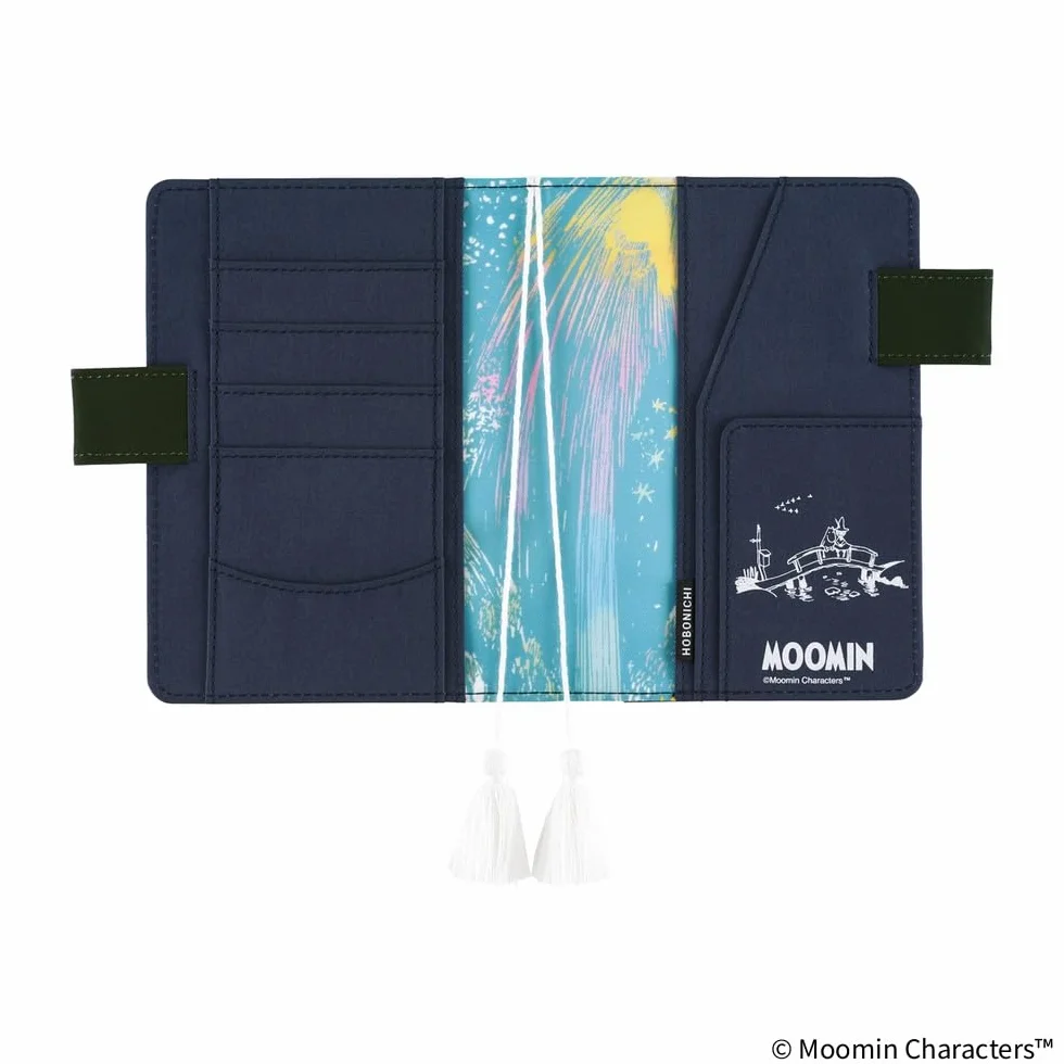 Hobonichi Techo A6 pokrowiec na planer Muminki noc wielkiej imprezy