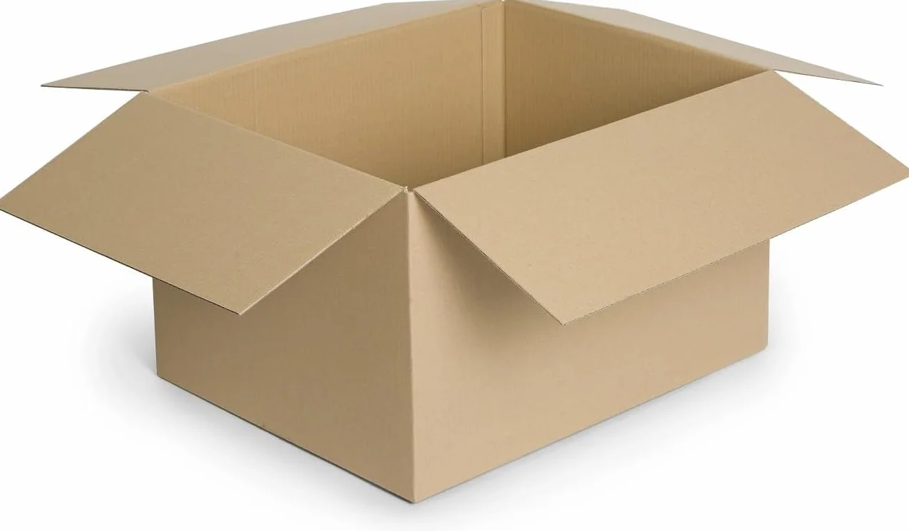 Opakowania, tektura falista, pudełko wysyłkowe, e-commerce, przesyłki pocztowe, składane kartony kartonowe, pudełko kartonowe, 600 x 600 x 500 mm, wymiary zewnętrzne dwufalowe, brązowe, stabilne,